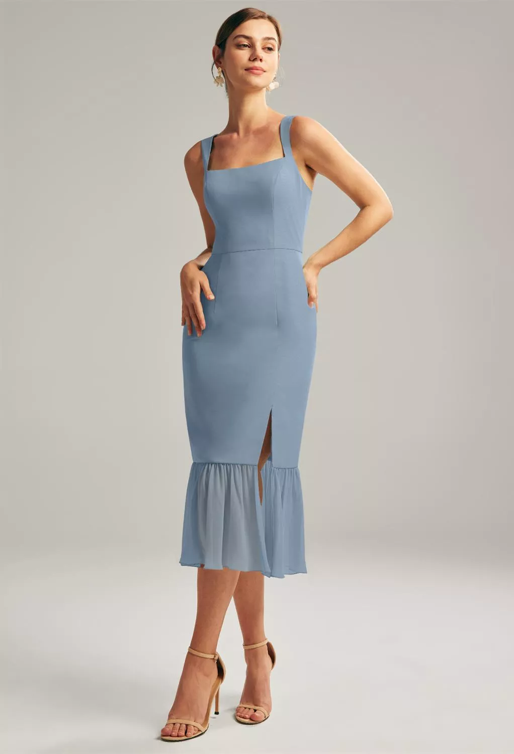 graduation dress maxi long sleeve Exclusive Royalty Maxi Dress main image 1