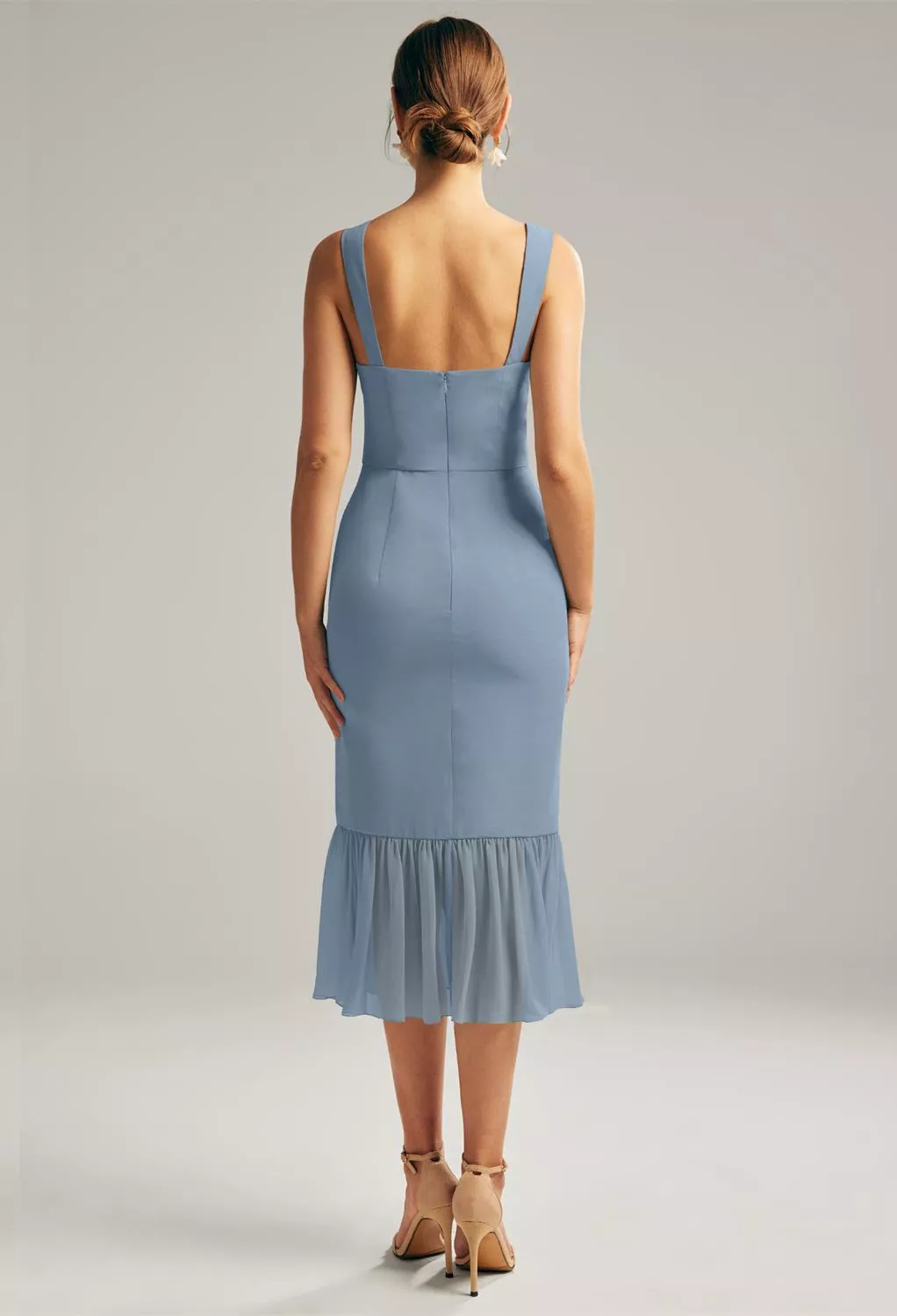 Light Dusty Blue Graduation Dresses | AW.Bridal