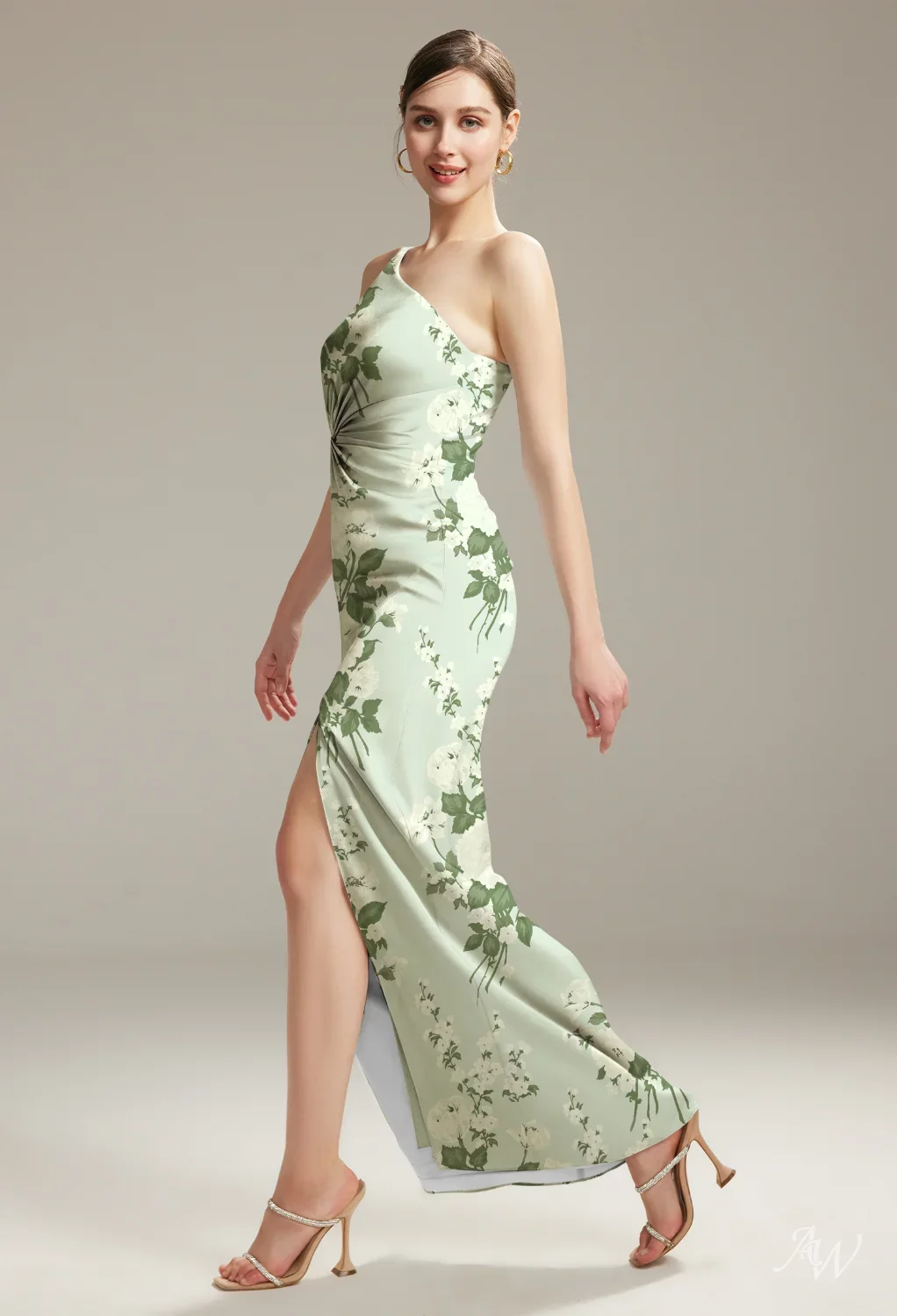 green emerald velvet dress Olive Green High-Low Sequin Cocktail Dress 11272 Olive / 0 main image 0