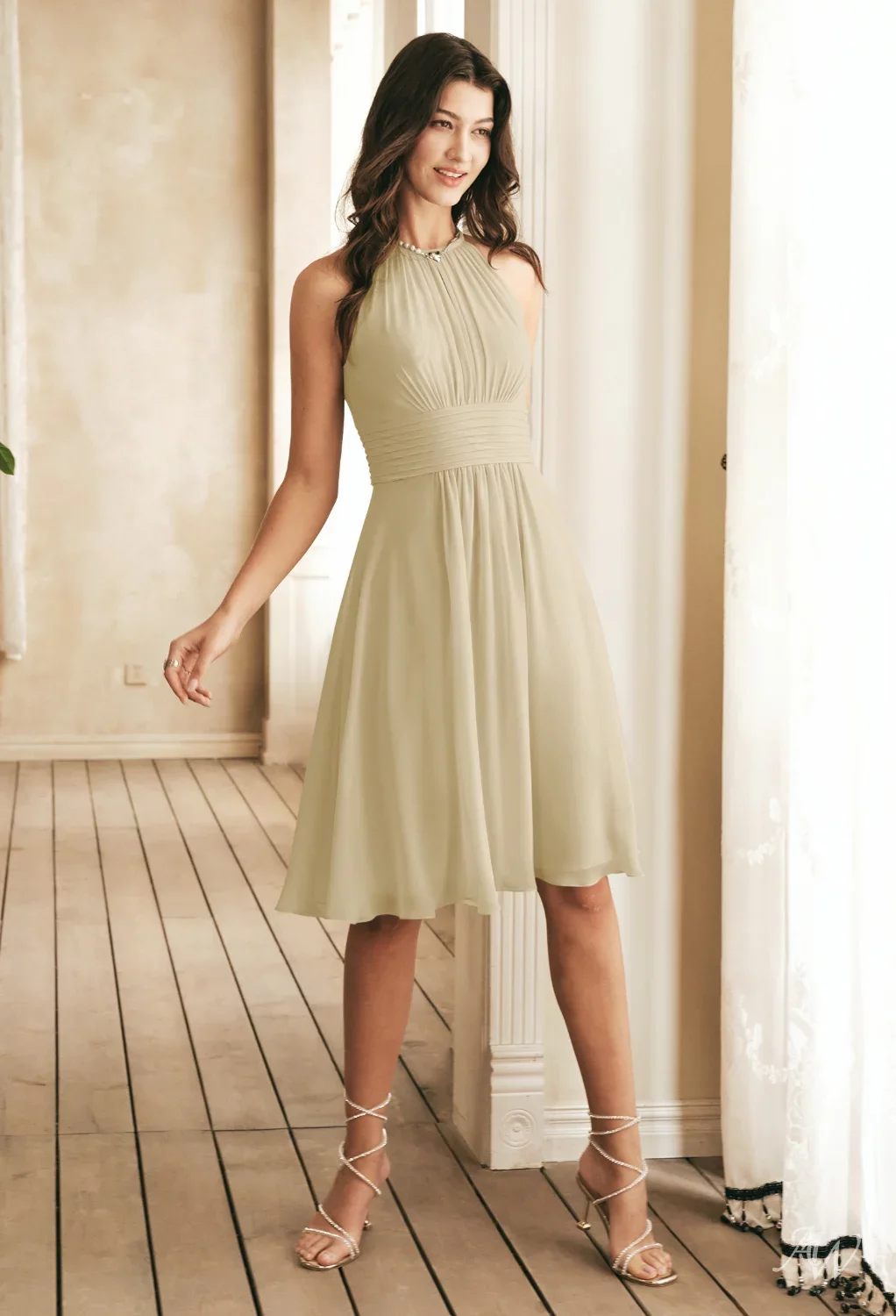 AW Keziah Champagne Bridesmaid Dresses