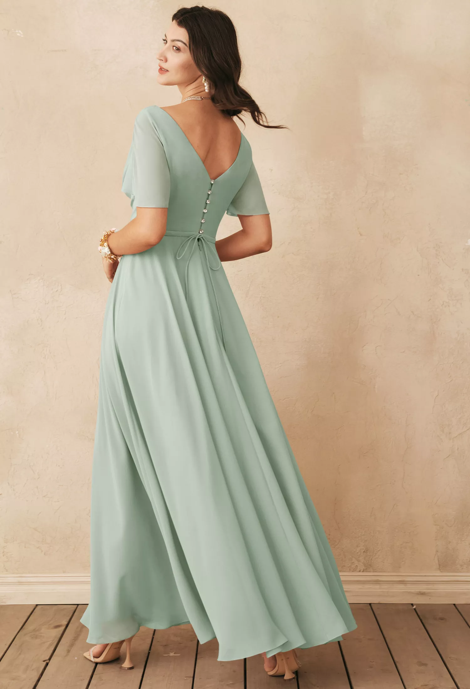 green emerald velvet dress Glamorous Sequin Maxi Dress with Short Sleeves