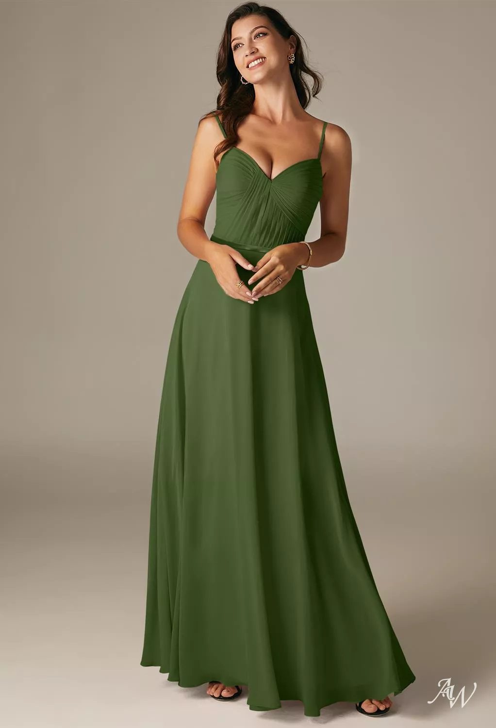 georgia green dress GEORGIA MAXI DRESS MEDIUM main image 1