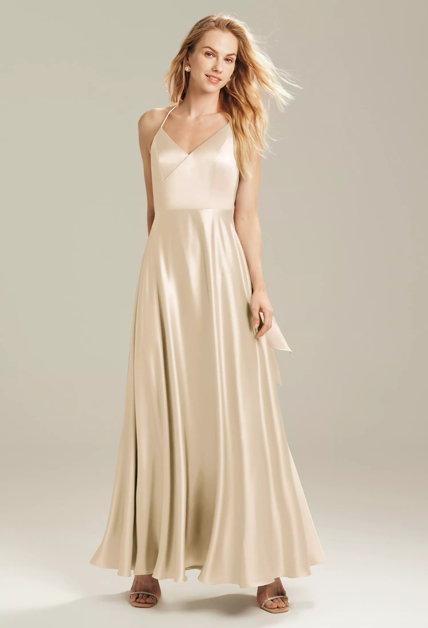 Satin Charmeuse Maternity Bridesmaid Dresses | AW.Bridal