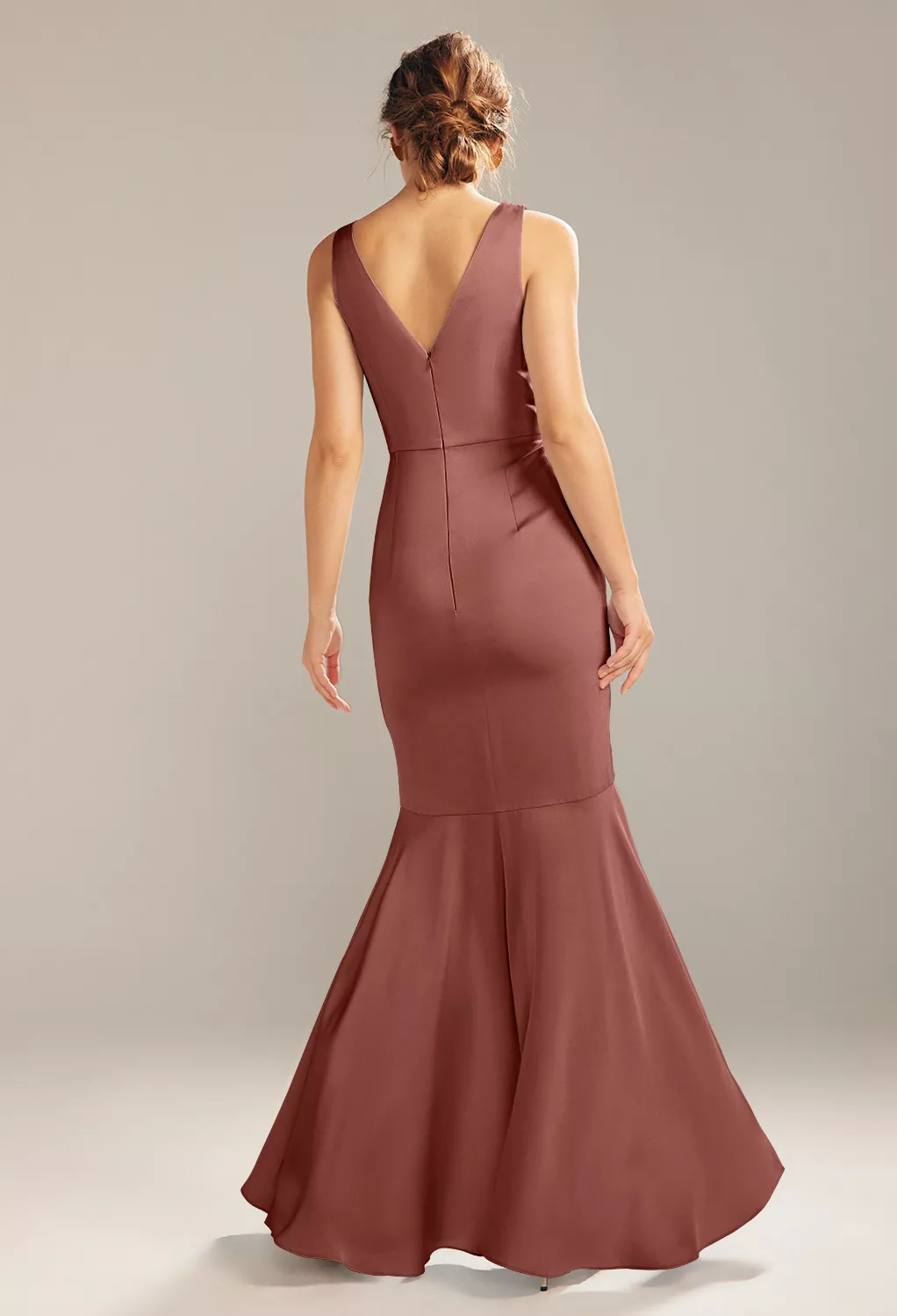 green emerald velvet dress Ladivine CD943C Dress main image 0