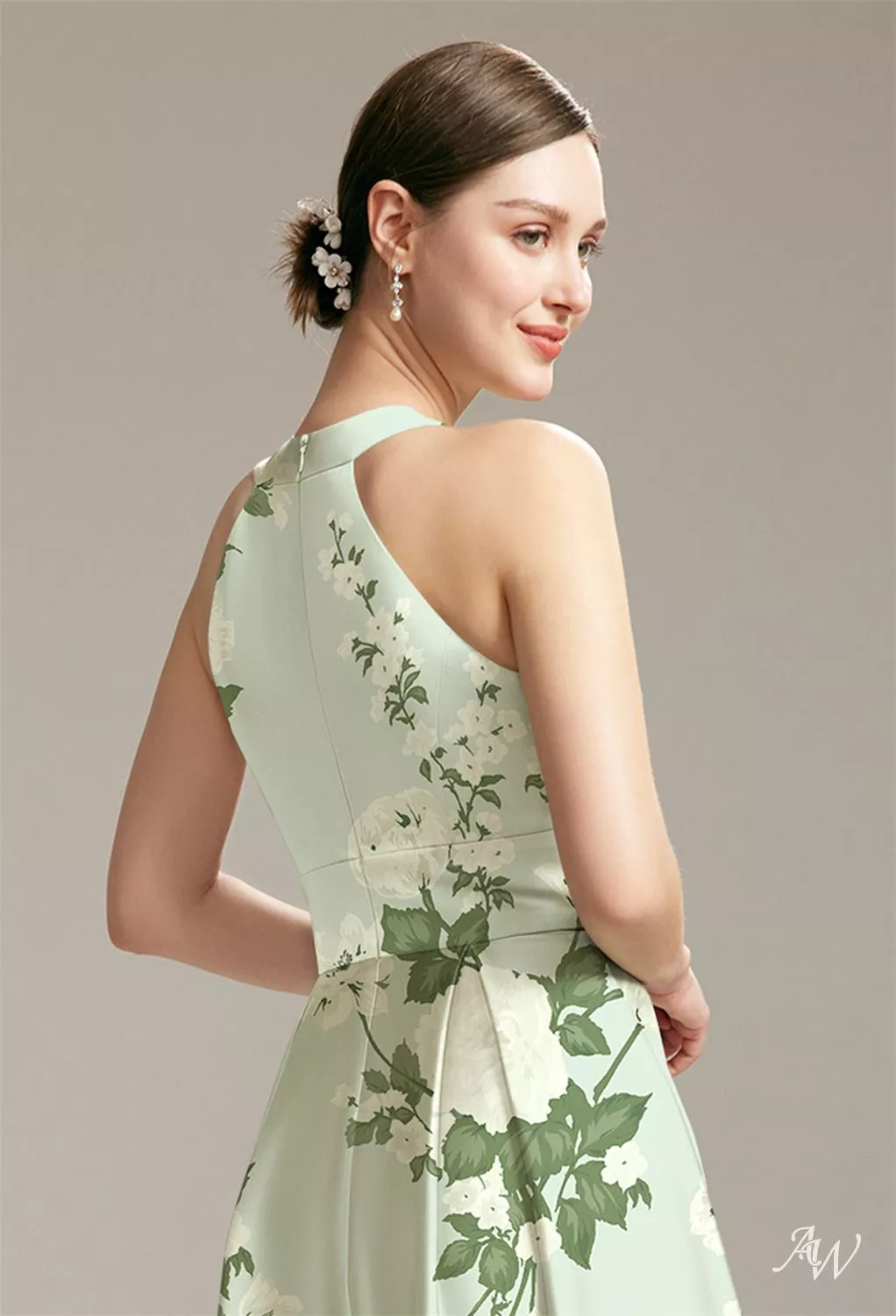 melanie green dress MELANI THE LABEL Women's EVE main image 1