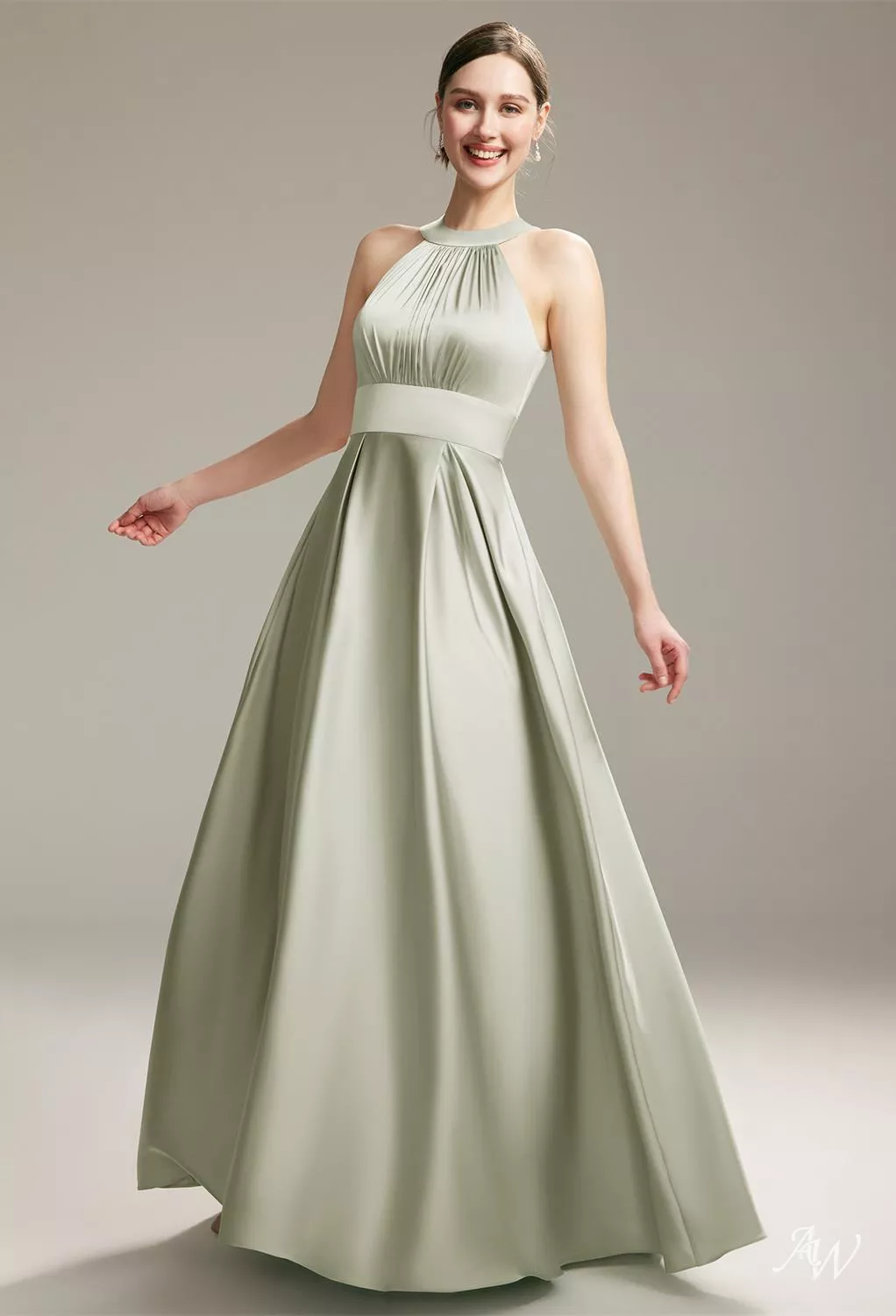 slim fit dress slacks Linen-Blend Midi Dress main image 0