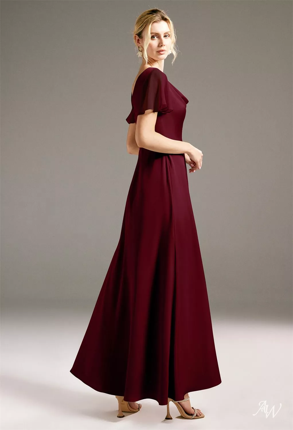 AW Linn Deep Claret Bridesmaid Dresses | AW.Bridal Germany