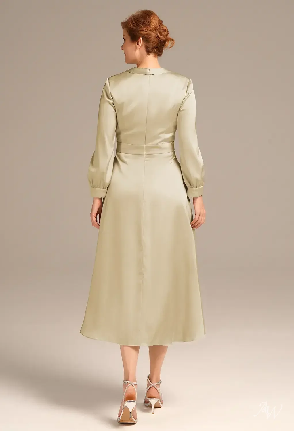 tea length gold mother of the bride dresses Formal Long Mother of the Bride Dress main image 1