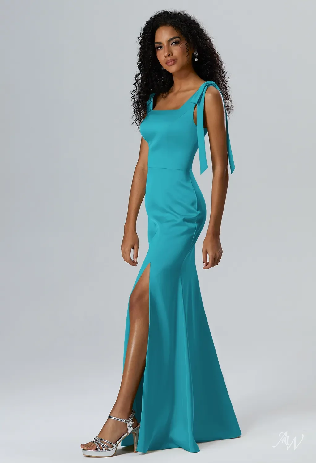 vancouver bridesmaid dresses Blue Grey Cheap Long Tulle Mismatched Convertible Bridesmaid Dresses,   SposaBridal