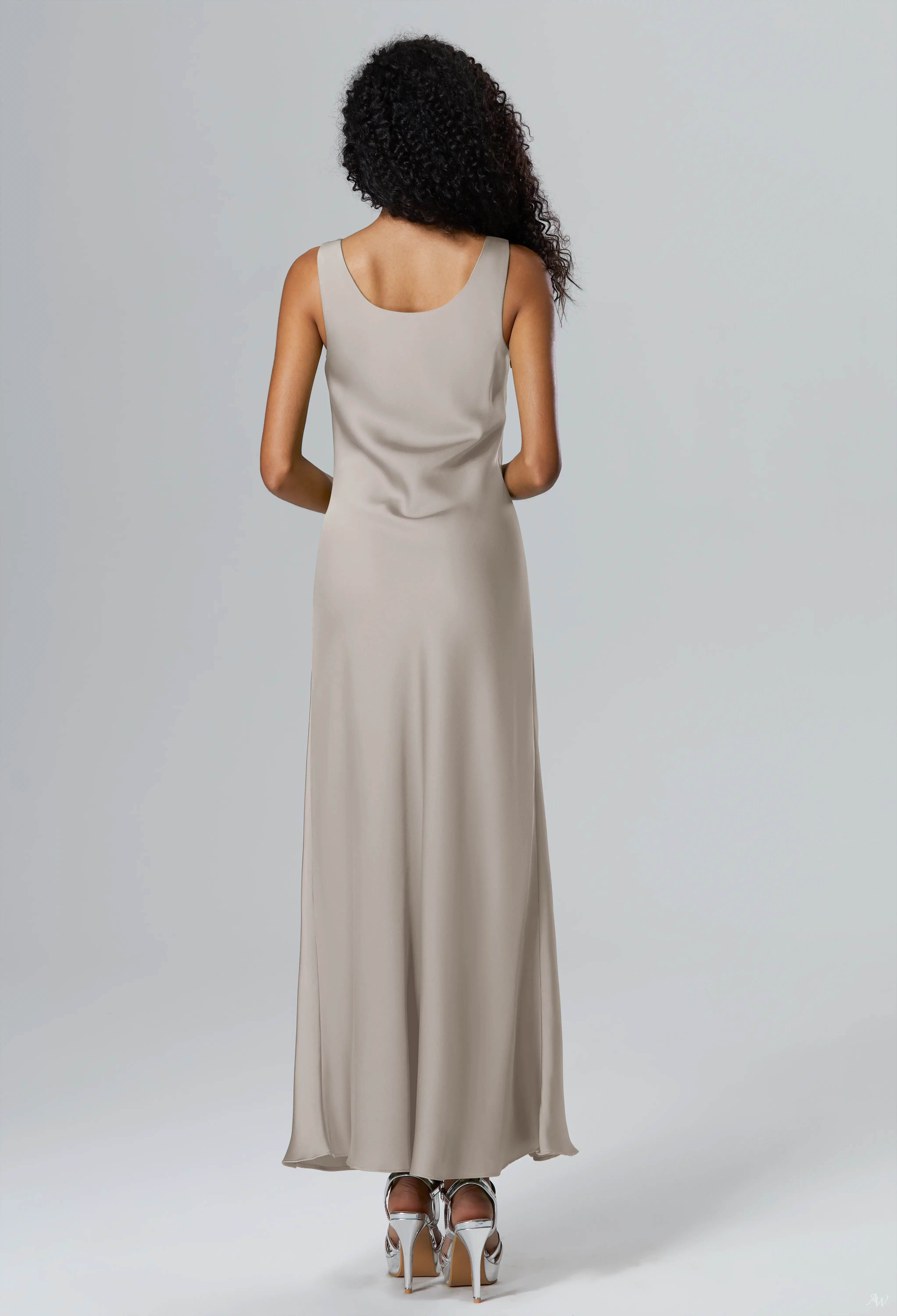 mushroom taupe bridesmaid dresses Joyfolie Women's Zayla Boho Dress in Light Taupe | Boho Maxi