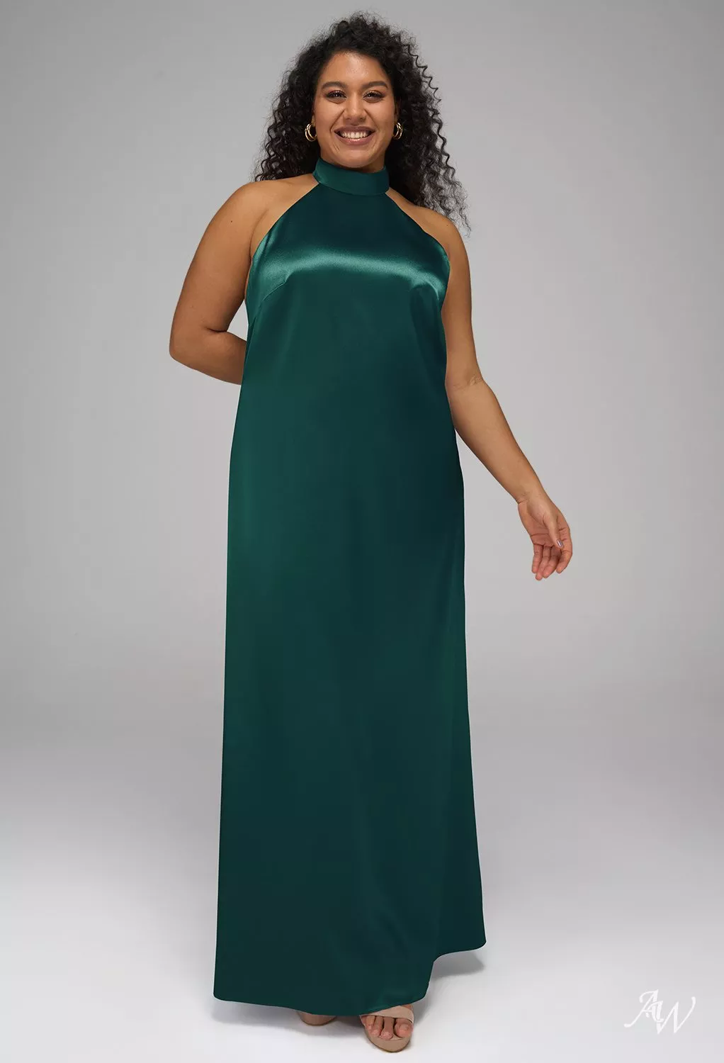 plus size hunter green dress Unique Vintage Plus Size Emerald Green Floral Print Dahlia Swing Dress main image 0