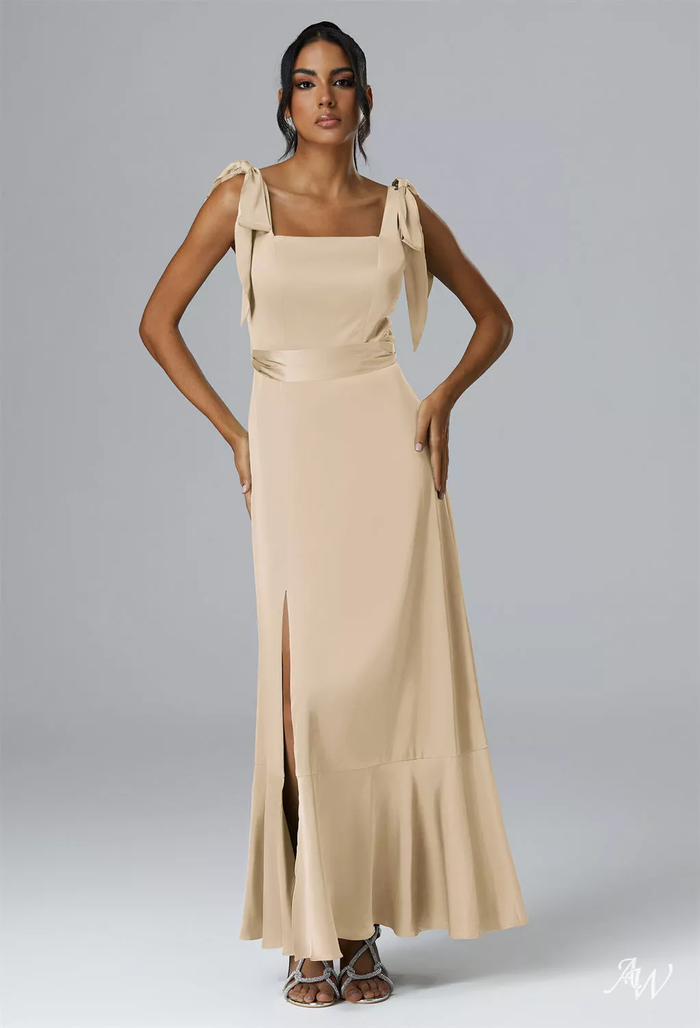sachin and babi light blue dress Bridesmaid slip dresses: Where to buy and how to style main image 0