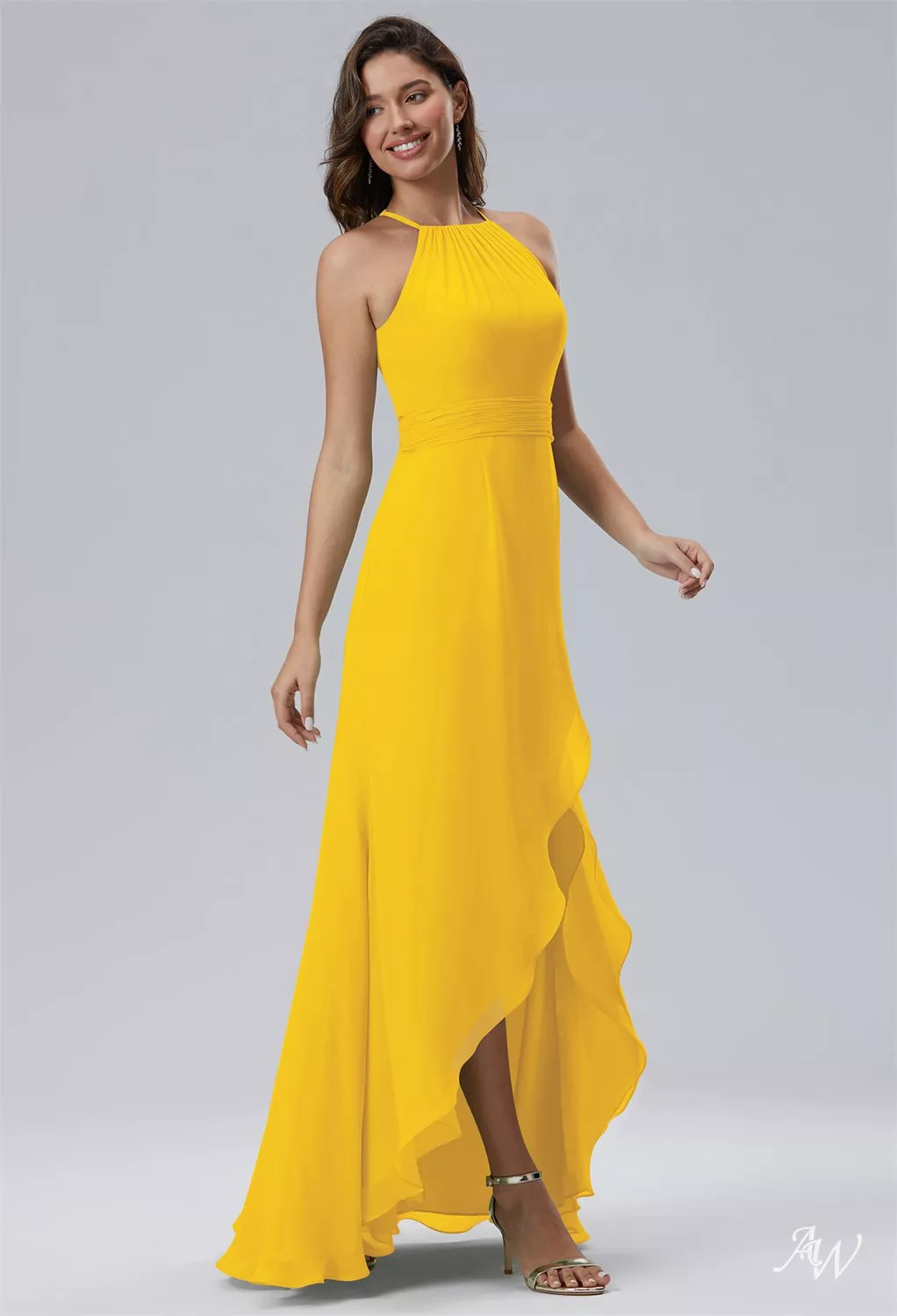 AW Charis Mustard Yellow Bridesmaid Dresses | AW.Bridal Germany