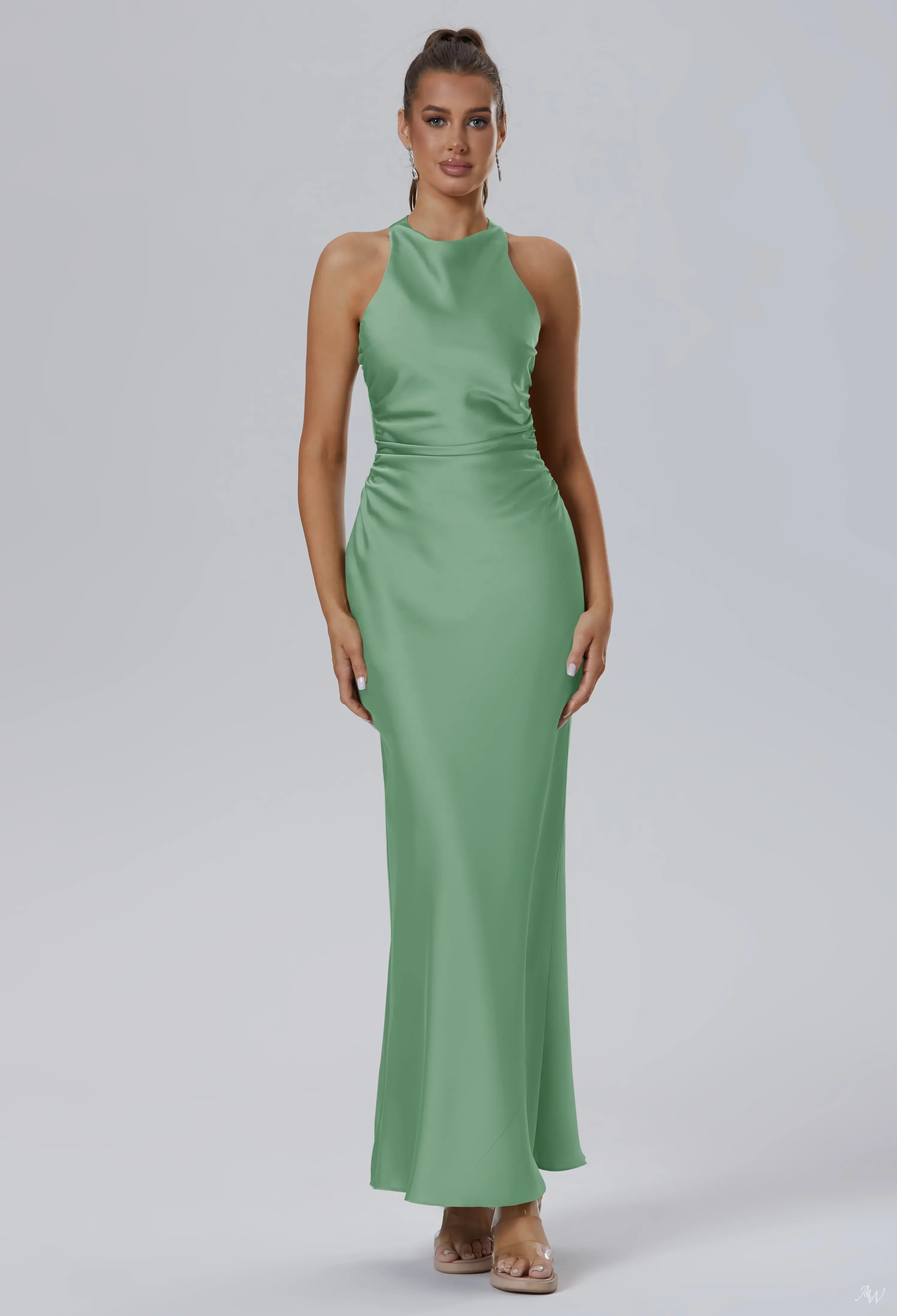 mineral green dress DEAL: Destination Mineral Blue Maxi Dress Mineral Blue / XL main image 0