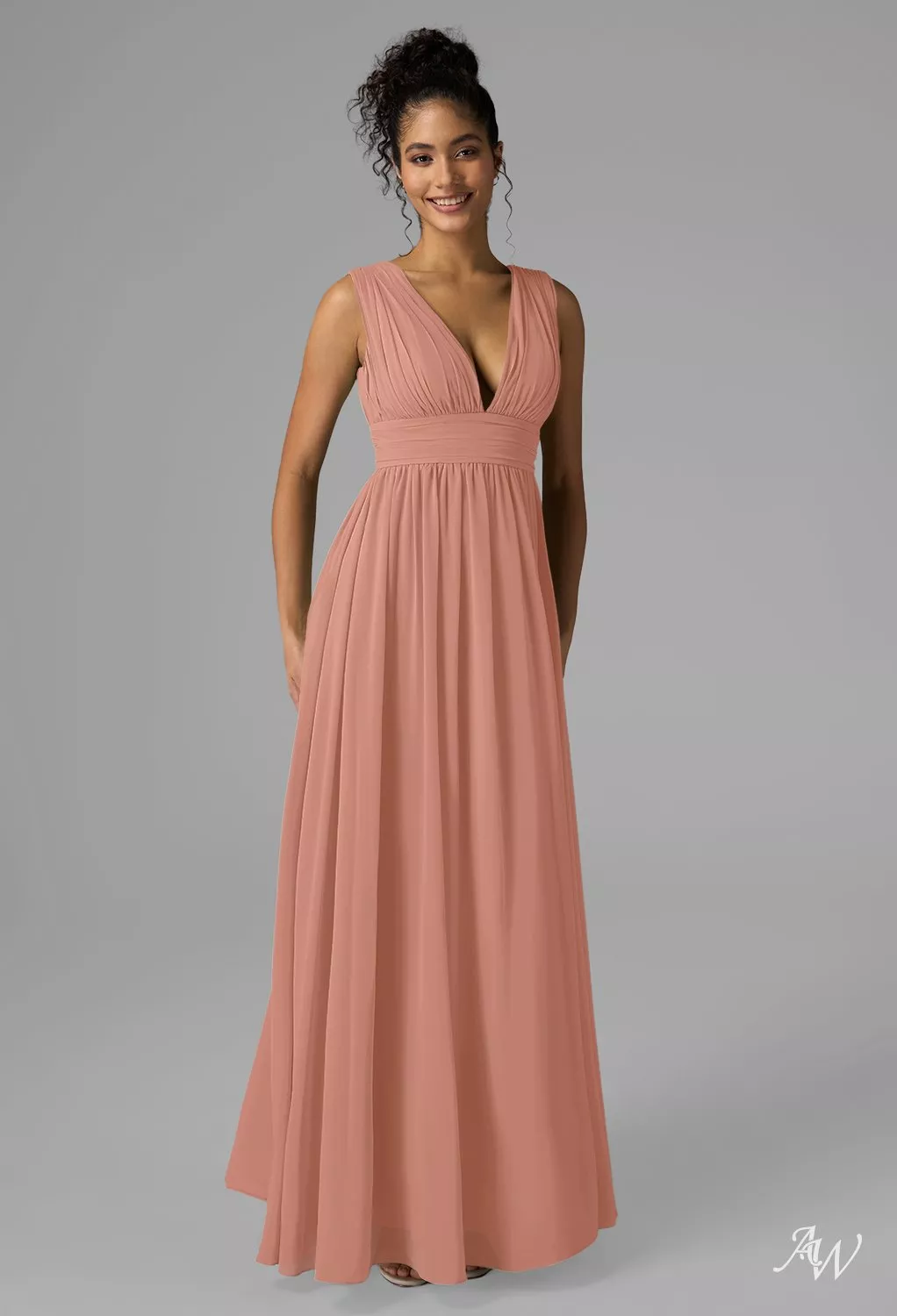 AW Georgina Rose Pink Bridesmaid Dresses | AW.Bridal Germany