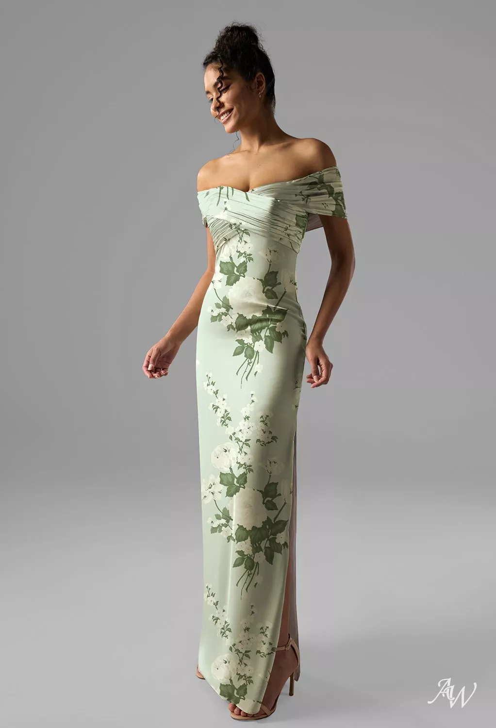 meghan green dress P.A.R.O.S.H. The Megan Dress