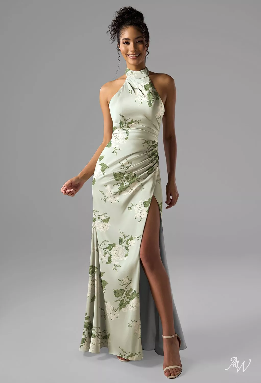 green emerald velvet dress Garden Party