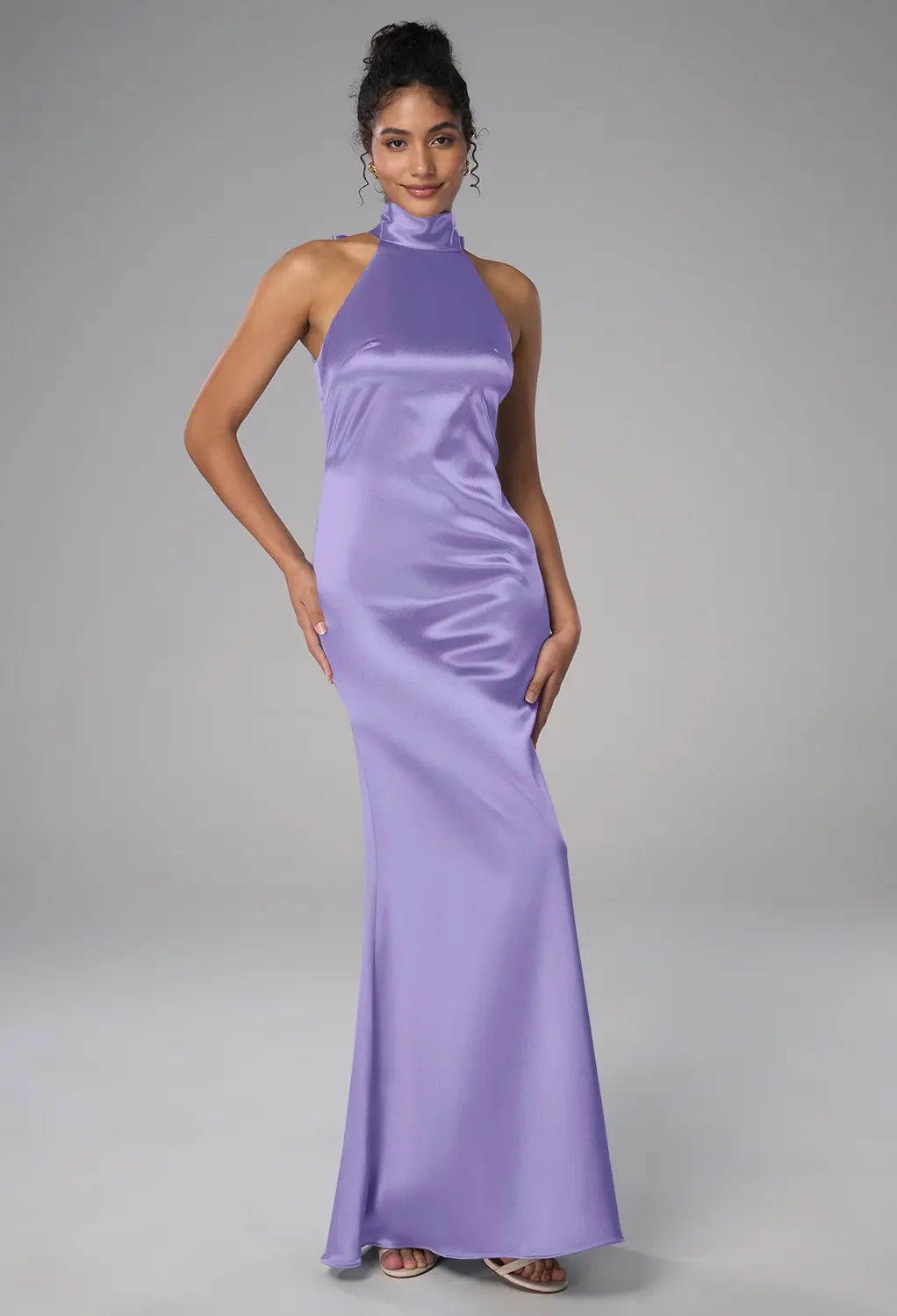 graduation dress lilac Zapakasa Women Lilac Chiffon A Line Boho High Low Graduation Dress with  Ruffles Spaghetti Straps Boho Summer Dress
