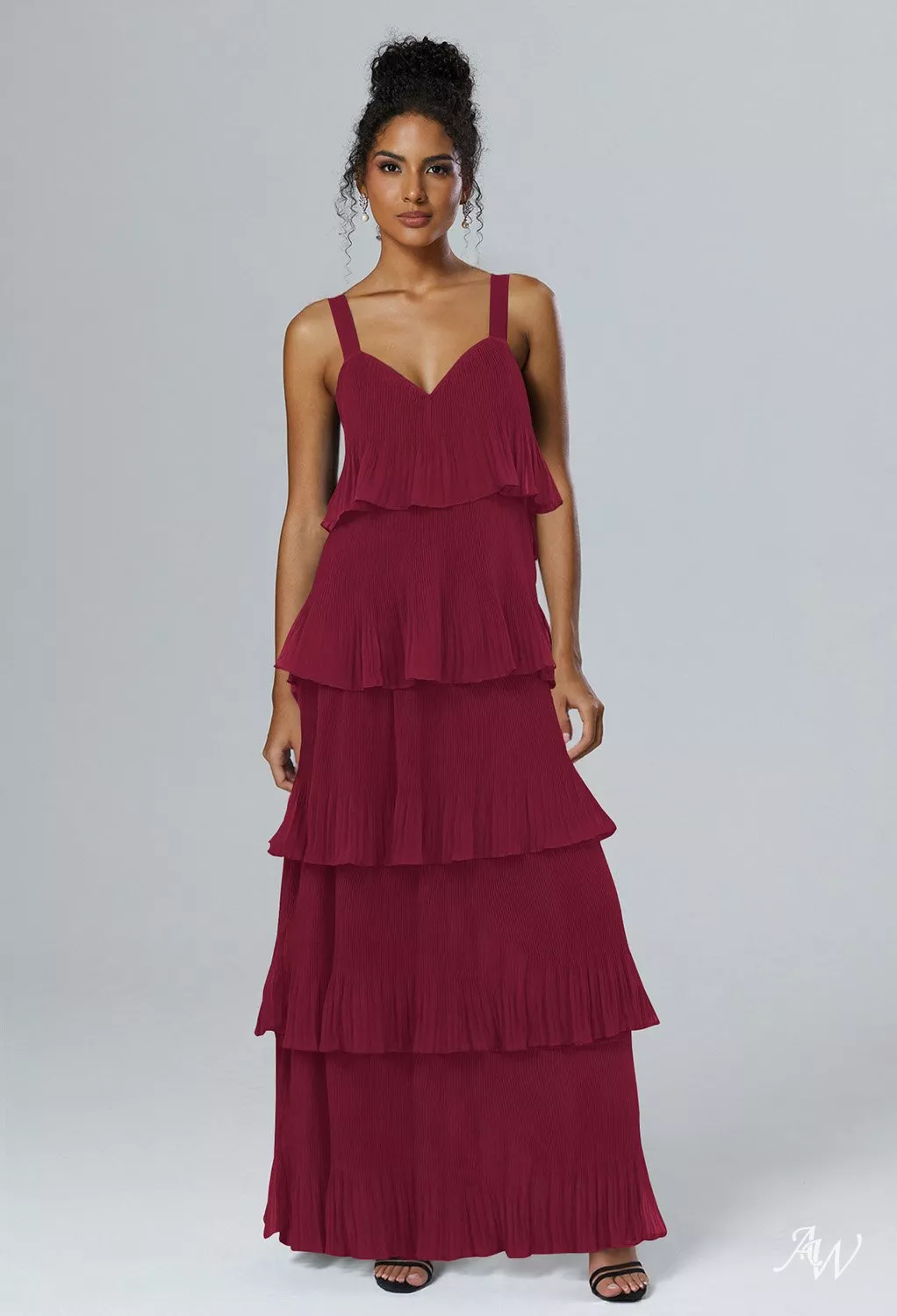 open lace back dress Francesca Pink Floral Ruched Maxi Dress