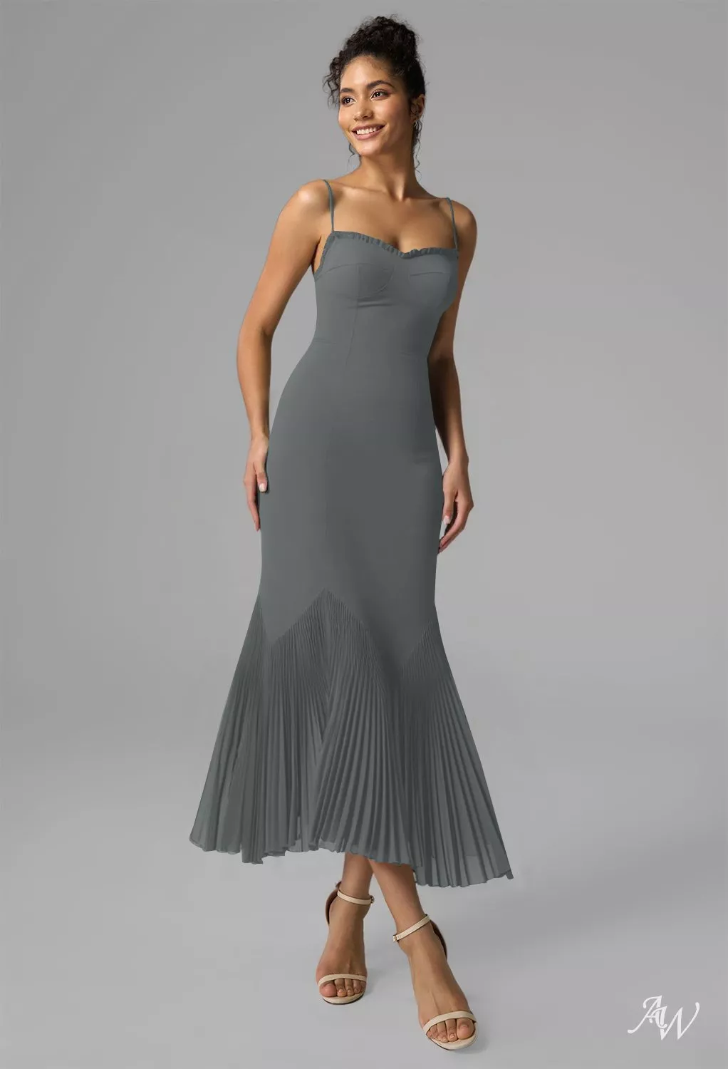 steel grey wedding dresses fitted lace wedding dress Steel Grey A-Line V-Neck 3/4 Lace Sleeves Mother  of