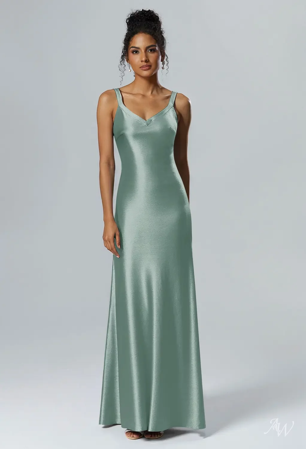 deep sea green dress Deep Sea Bridesmaid Dresses