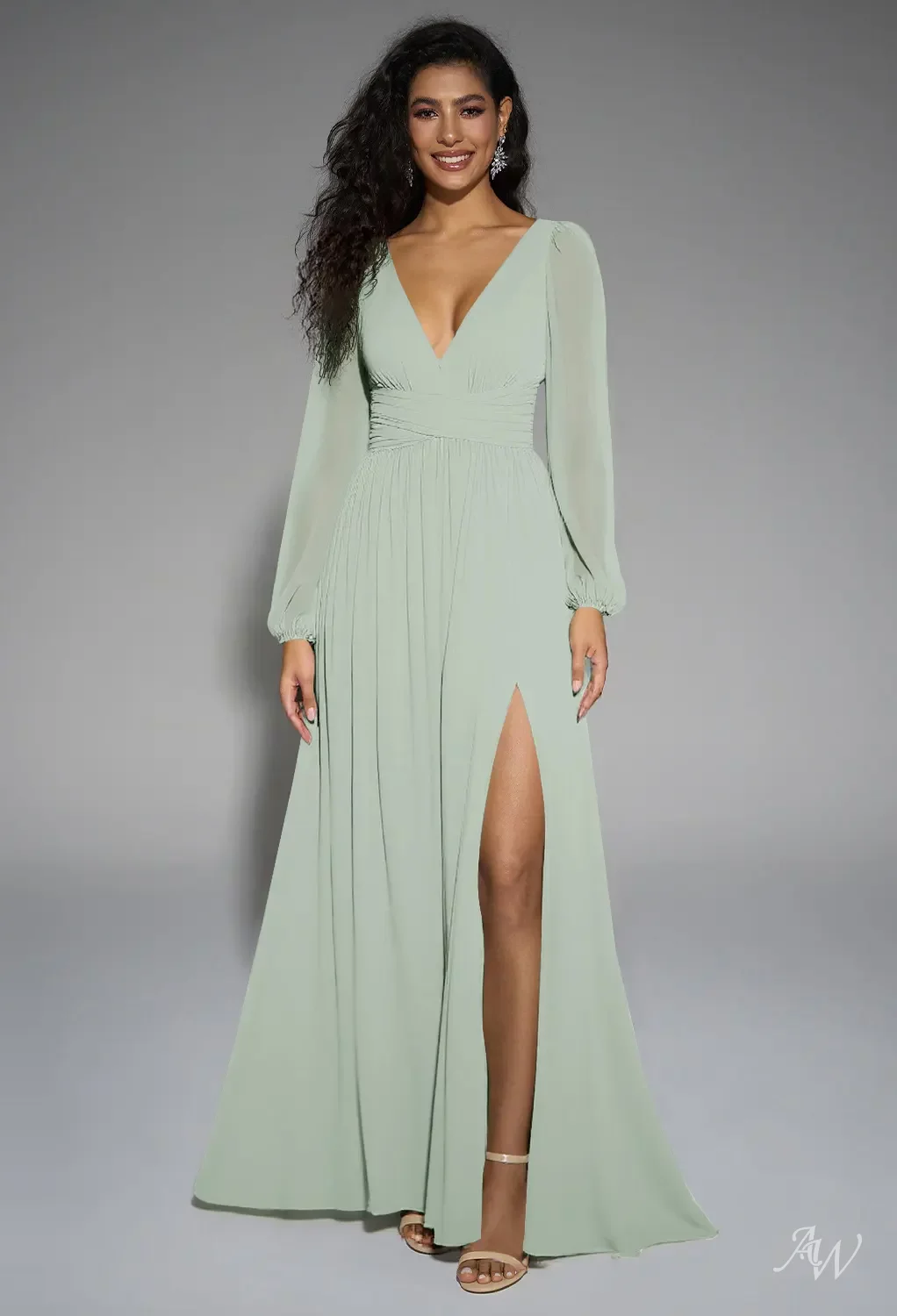 AW Elspeth Sage Green Bridesmaid Dresses | AW.Bridal Germany