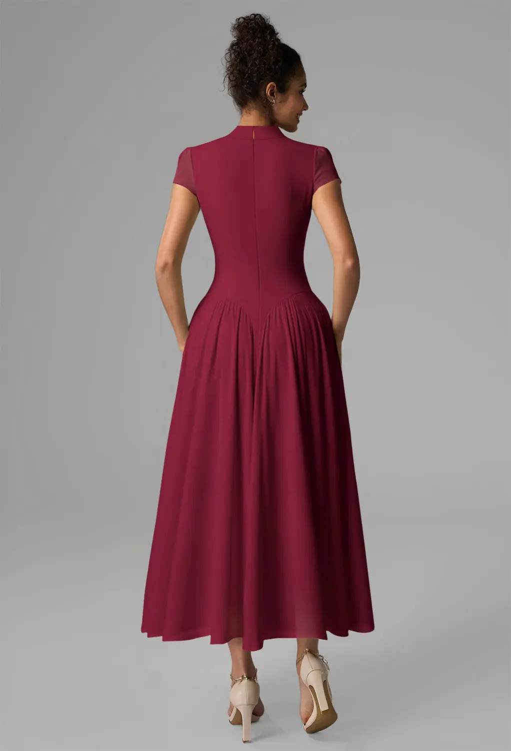 formal dress pink Long Glitter Ball Gown Formal Prom Dress by Tina Holly TK554