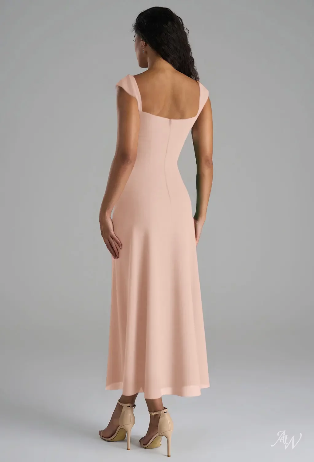 fuchsia satin dress Fuchsia Tie Strap Babydoll Satin Midi Dress