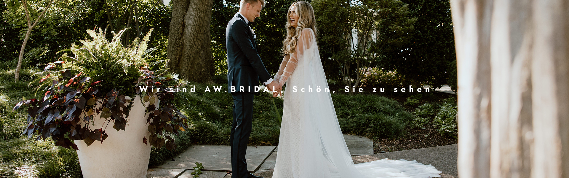Wir sind AW.Bridal, schön dich zu sehen