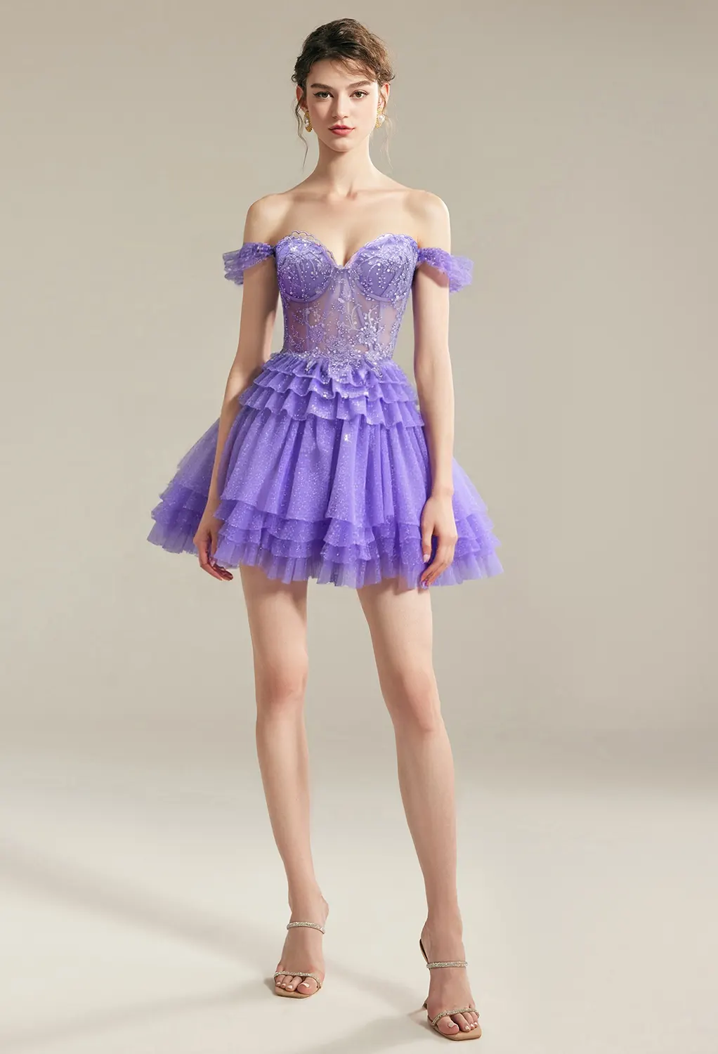 AW Violet Kleid