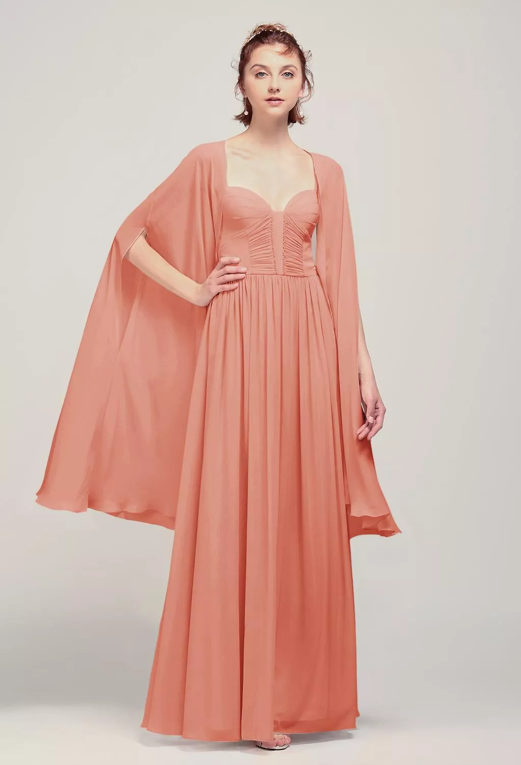 AW Langer Chiffon Hochzeitsschal