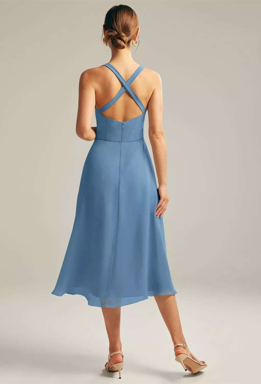 AW Gemma Staubblau  Kleider für Hochzeitsgäste