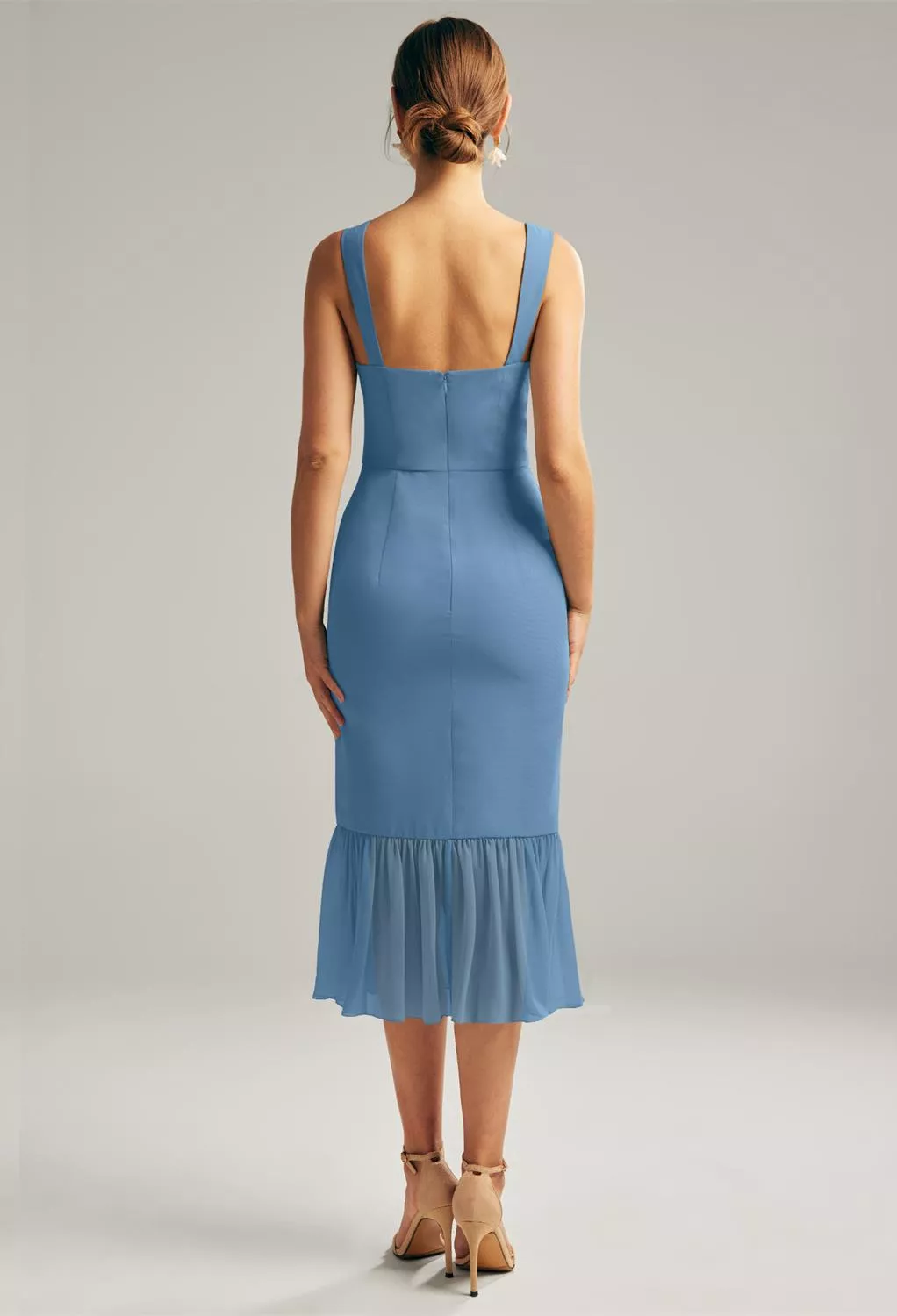 AW Merbok Staubblau  Kleider für Hochzeitsgäste