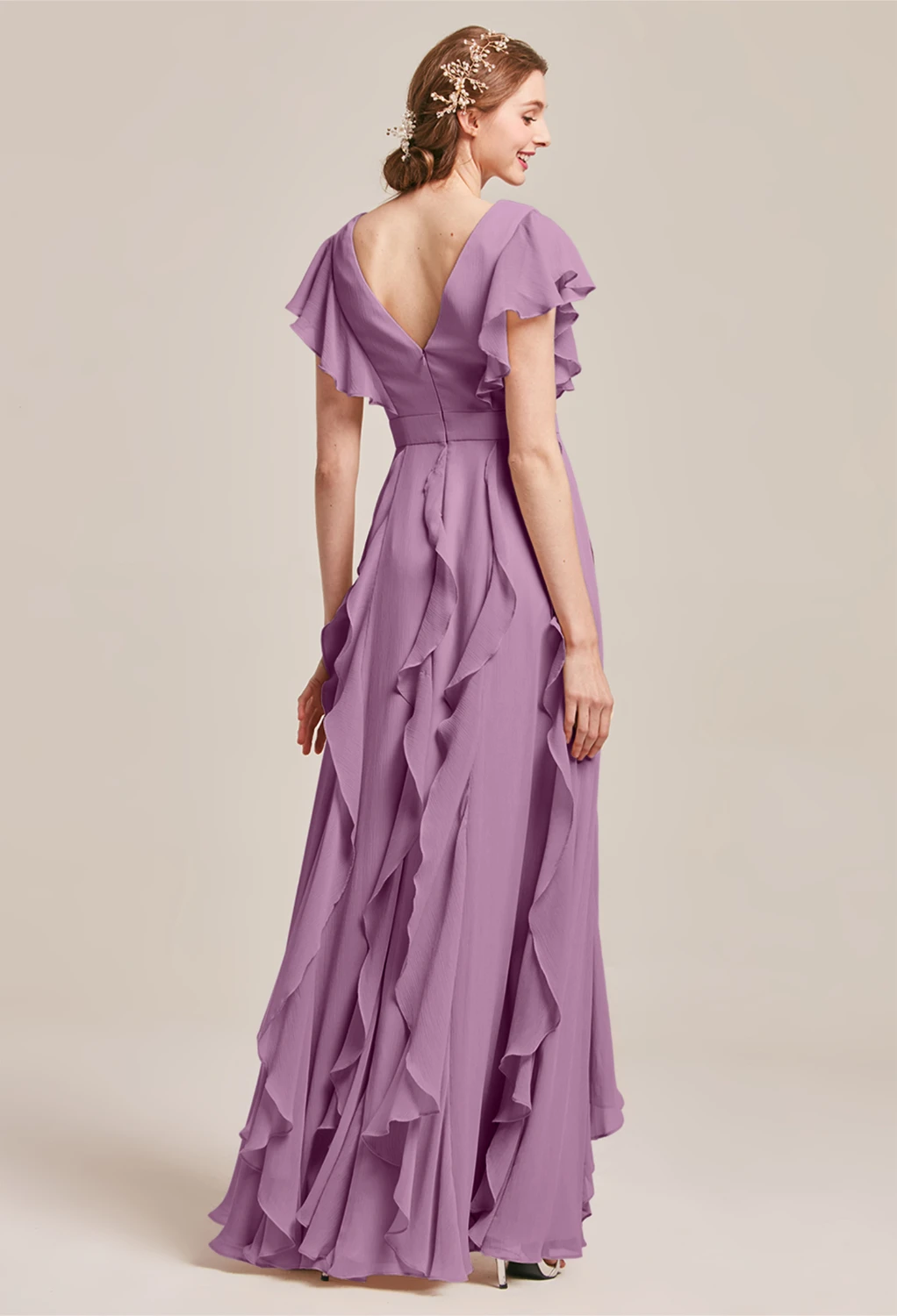 AW Vinnie Orchideen-Nebel  Brautjungfernkleider