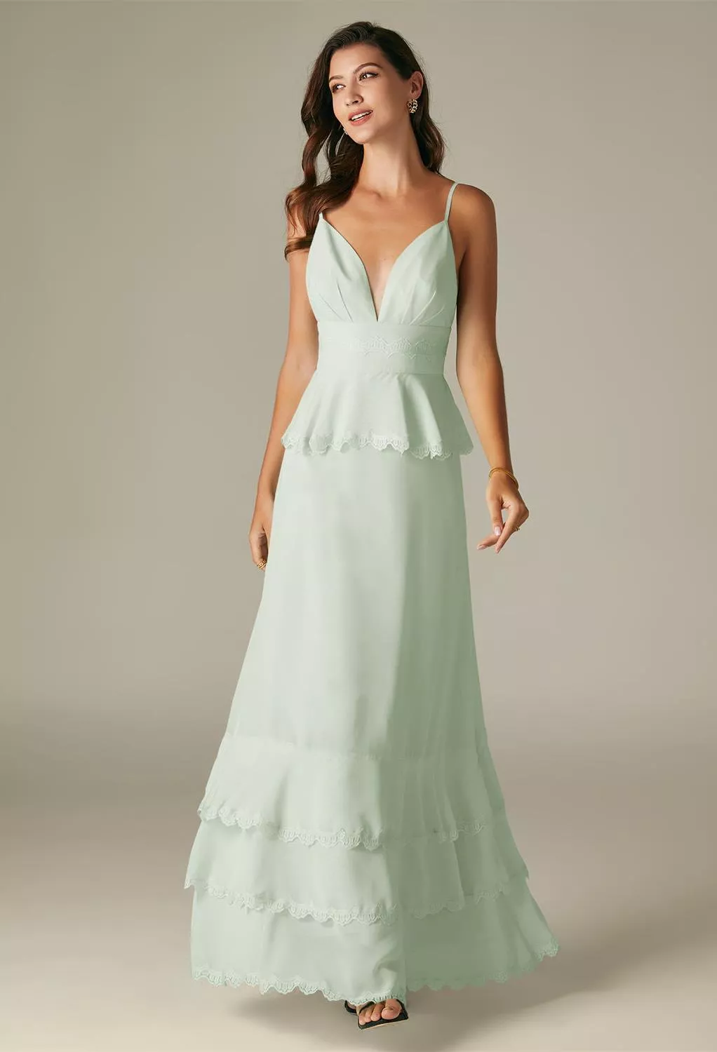 AW Khanum Salbeigrün  Kleider für Hochzeitsgäste Herbst