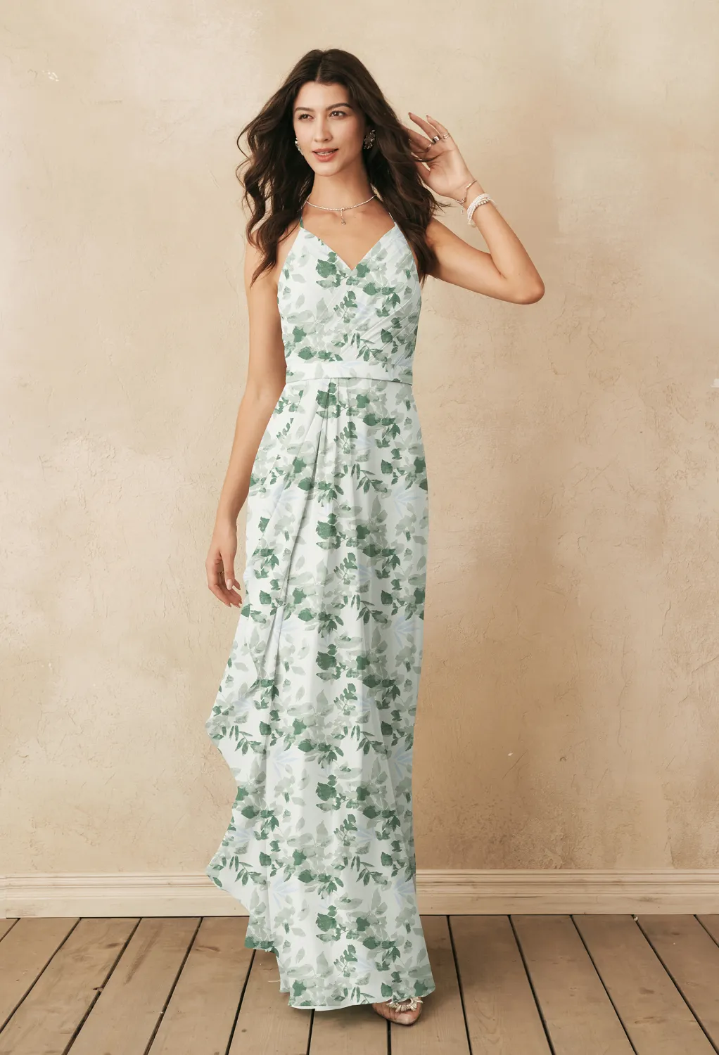 AW Lizzie Teegrüner Farbton  Brautjungfernkleider