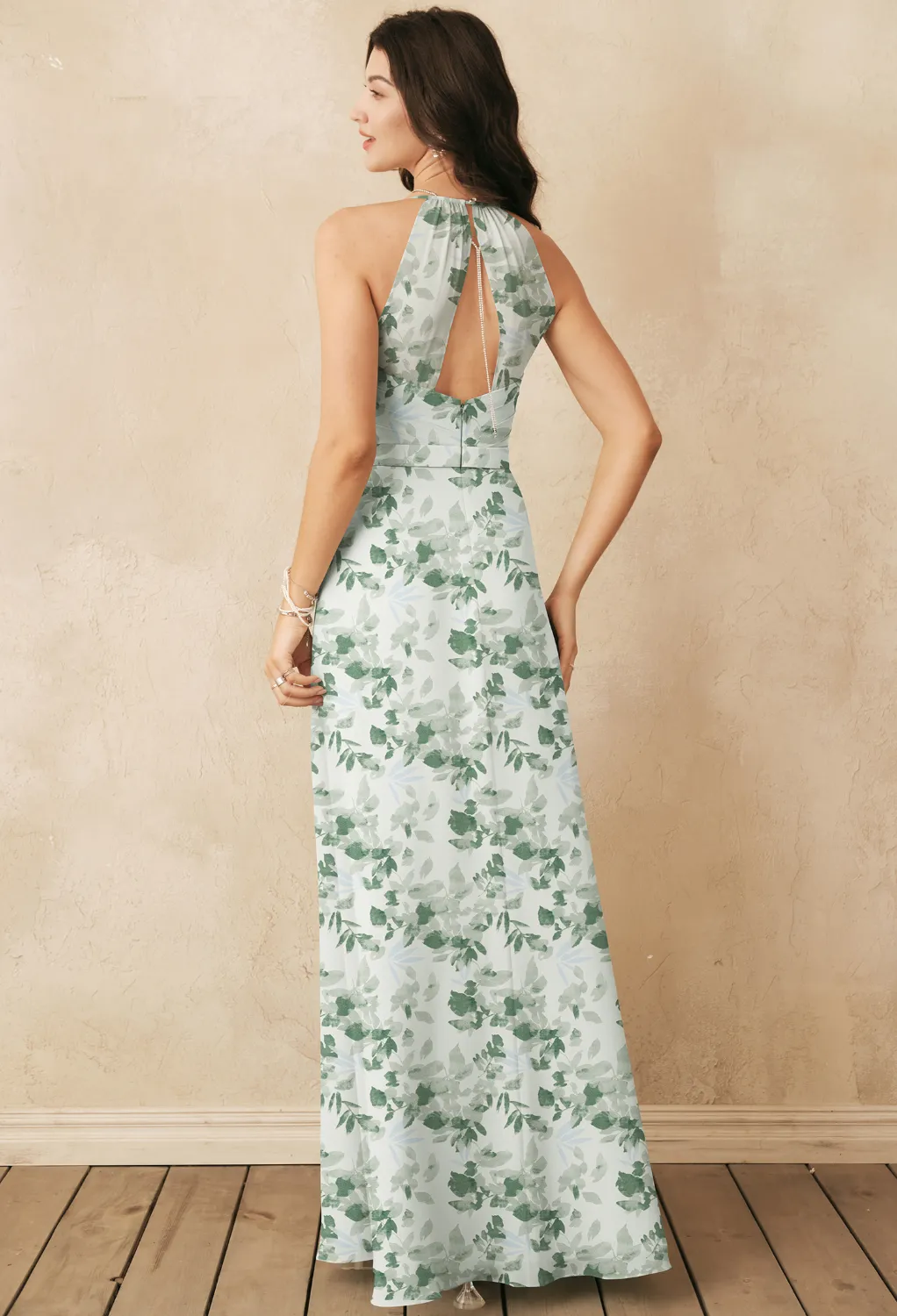 AW Lizzie Teegrüner Farbton  Brautjungfernkleider