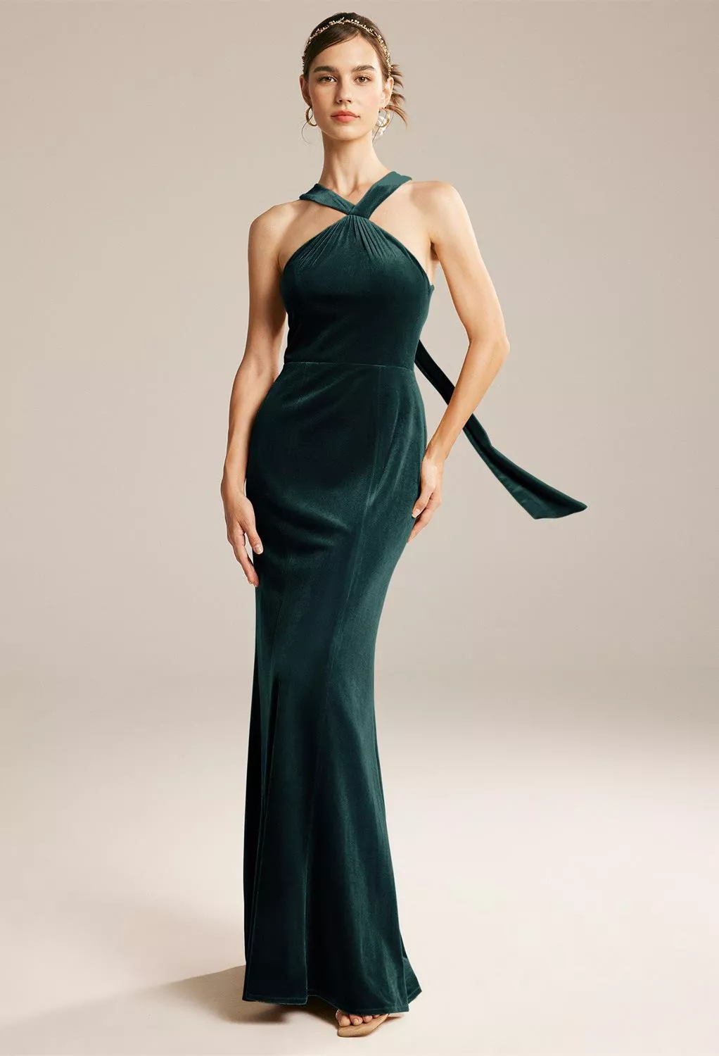 AW Canoro Jägergrün  Brautjungfernkleider