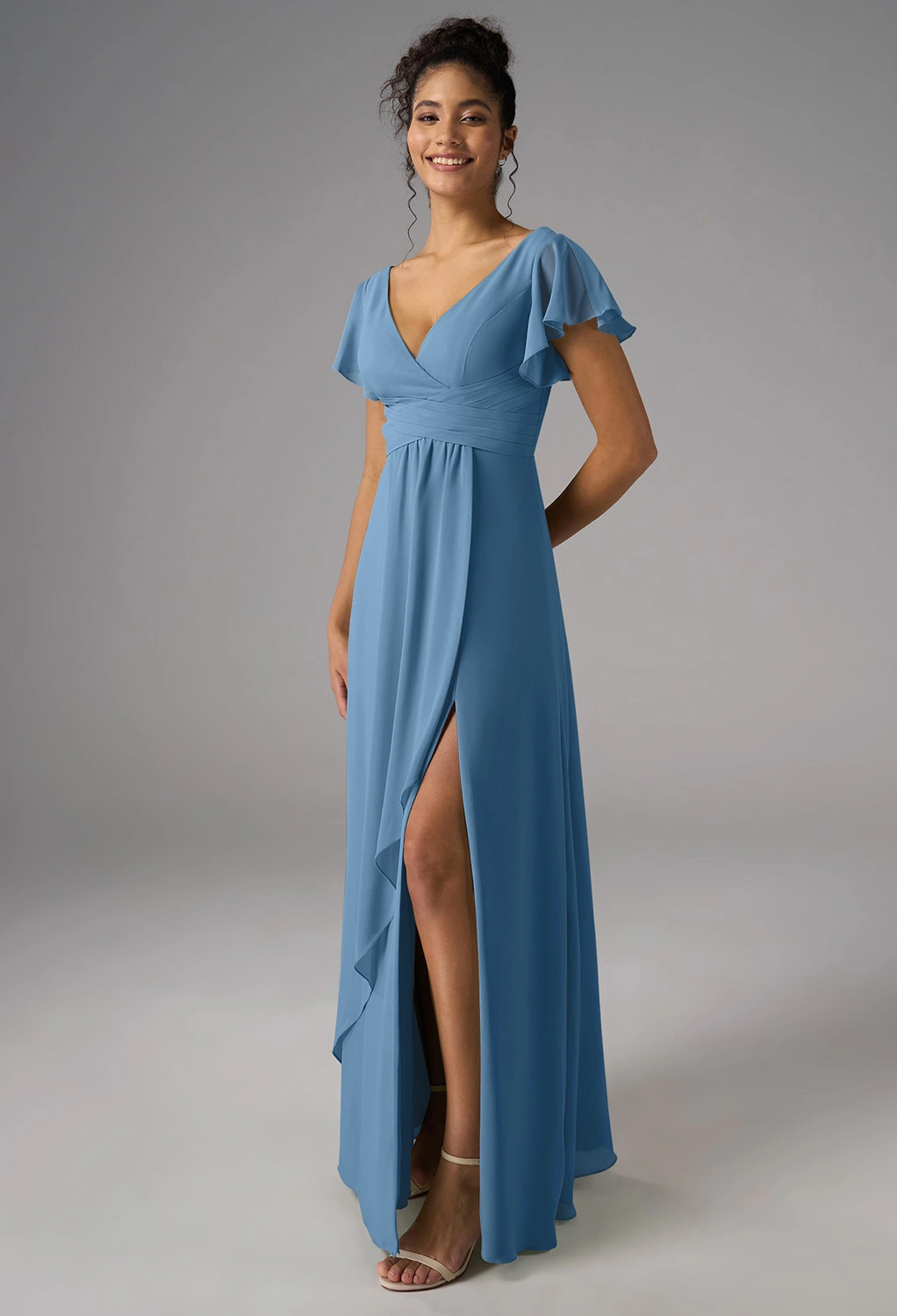 AW Maizie Staubblau  Kleider für Hochzeitsgäste