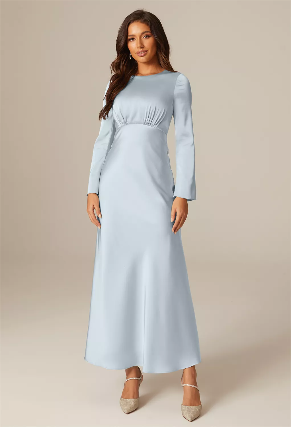 Robe De Demoiselle D'Honneur Ou De Bal - Taille 6/8, Bleue, Longueur Longue - Neuf Sans étiquettes
