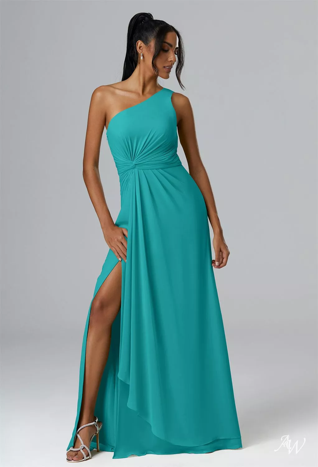 AW Peppermint Turquoise Robes Demoiselle d'Honneur