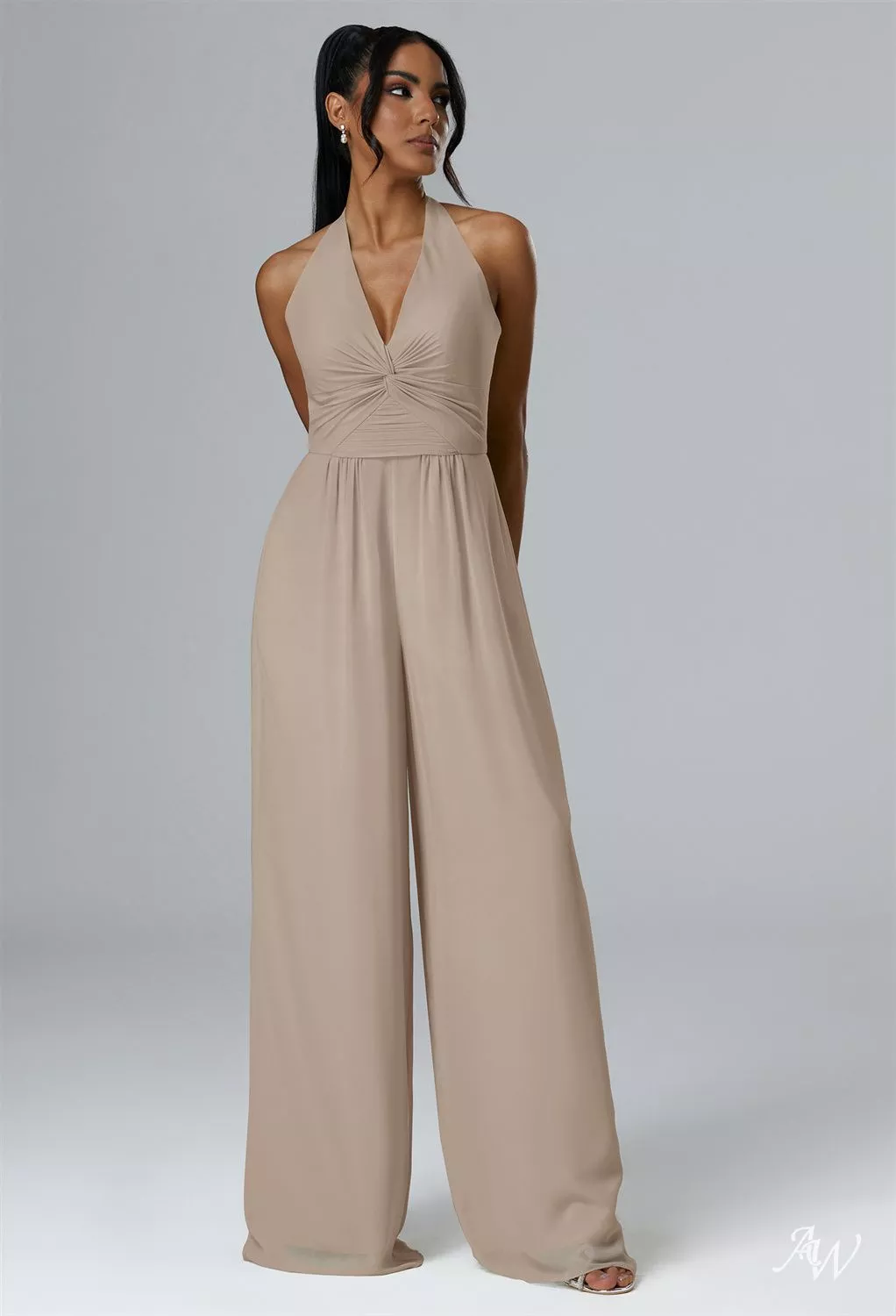 AW Semplice Taupe Robes Demoiselle d'Honneur image1