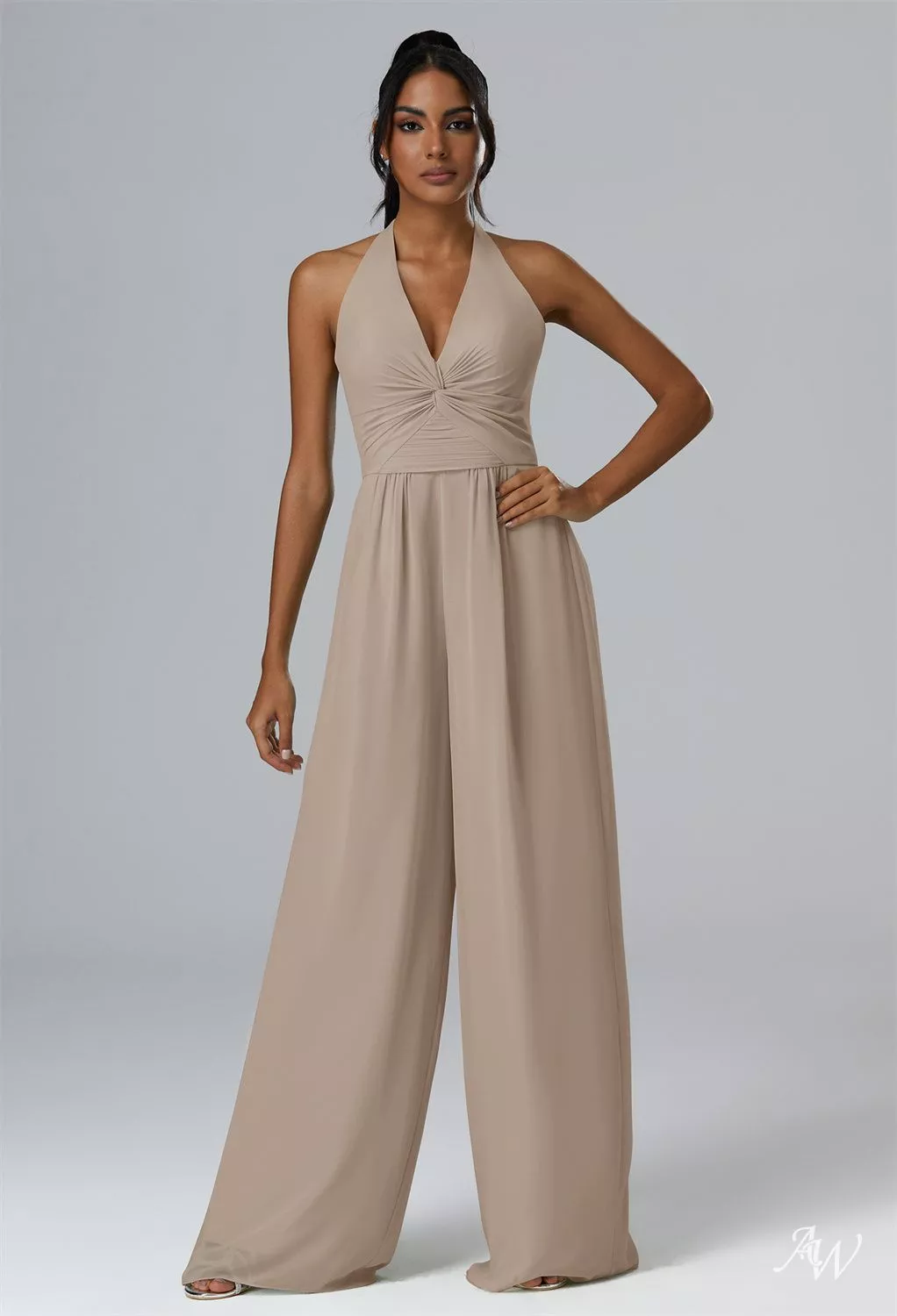 AW Semplice Taupe Robes Demoiselle d'Honneur image4