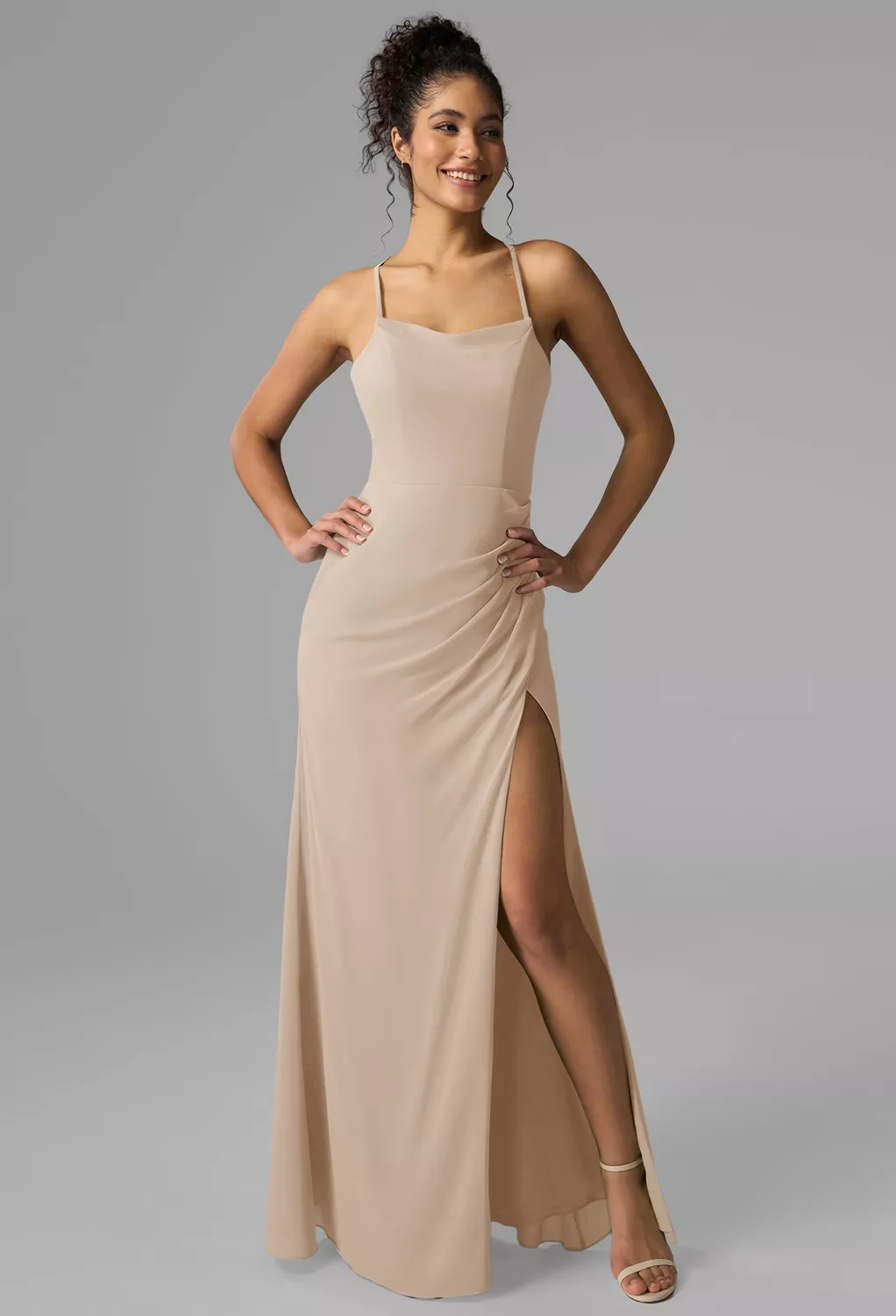 champagne color dress for wedding guest AW.Bridal A-line Scoop/U-Neck Floor Length Sleeveless Spaghetti Straps Ruching Split Crisscross Back Dresses Size 4 COLOR:Rusty Orange Stylish and fashion design Clothing Size: P XS S M L XL 00 0 2 4 6 8 10 12 14 16 TOP 10 BEST Wedding Satin