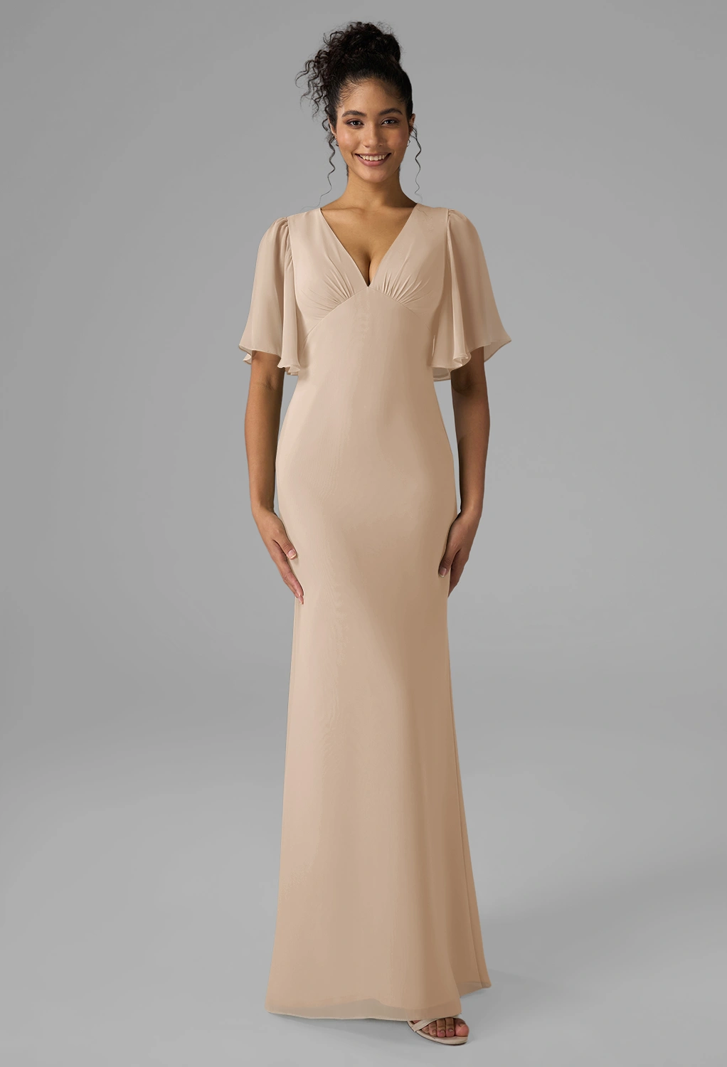 AW Lyra Champagne  Robes Demoiselle d'Honneur