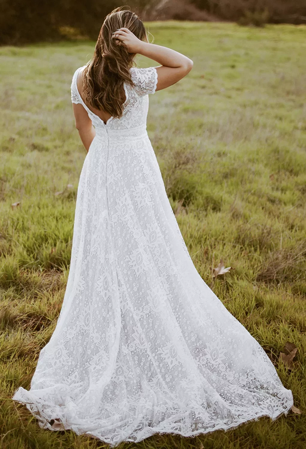 AW Calla Wedding Dress, Jasmine Green Lace Floor Length Bateau Neckline Wedding  Dresses | AW.Bridal Ireland