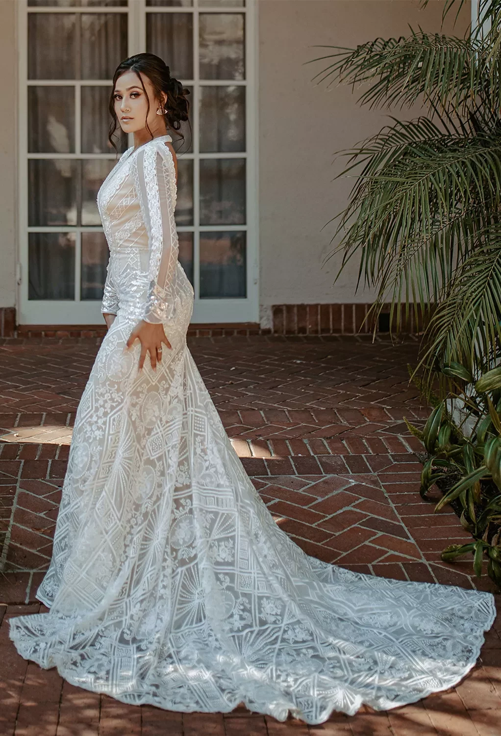 AW Esther Wedding Dress, Tulle V-Neck Wedding Dresses | AW.Bridal Ireland