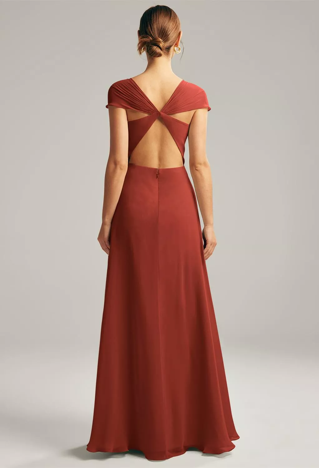 AW Cathryn Rust  Spring Wedding Guest Dresses