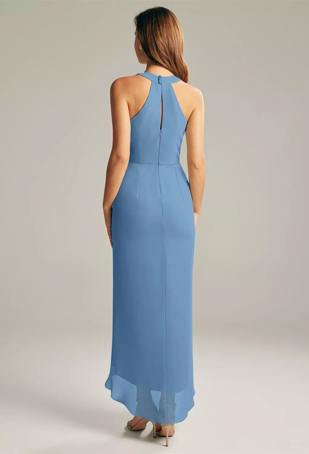 AW Raja Dusty Blue  Bridesmaid Dresses