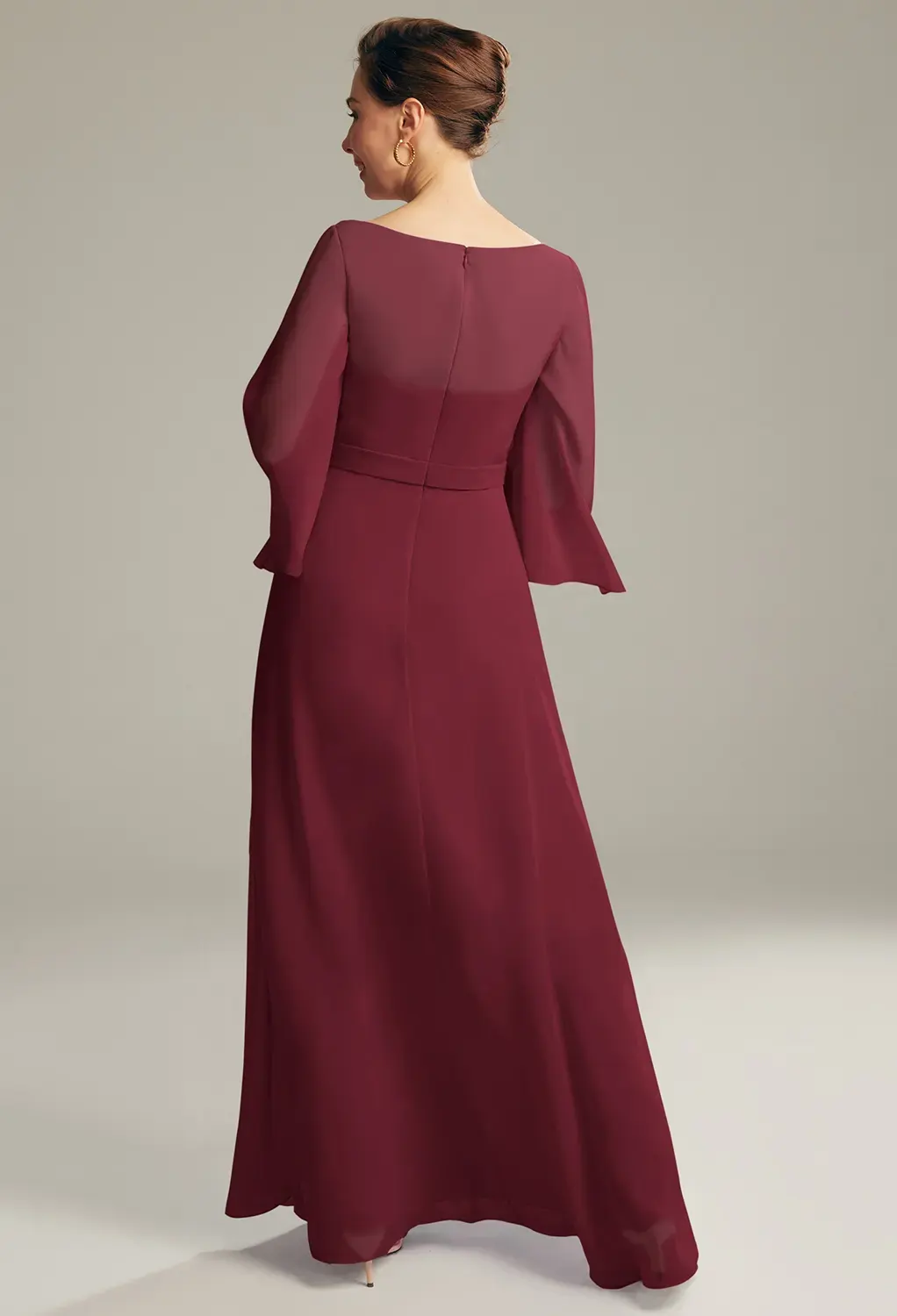 AW Verity Burgundy  Mother of the Bride Dresses